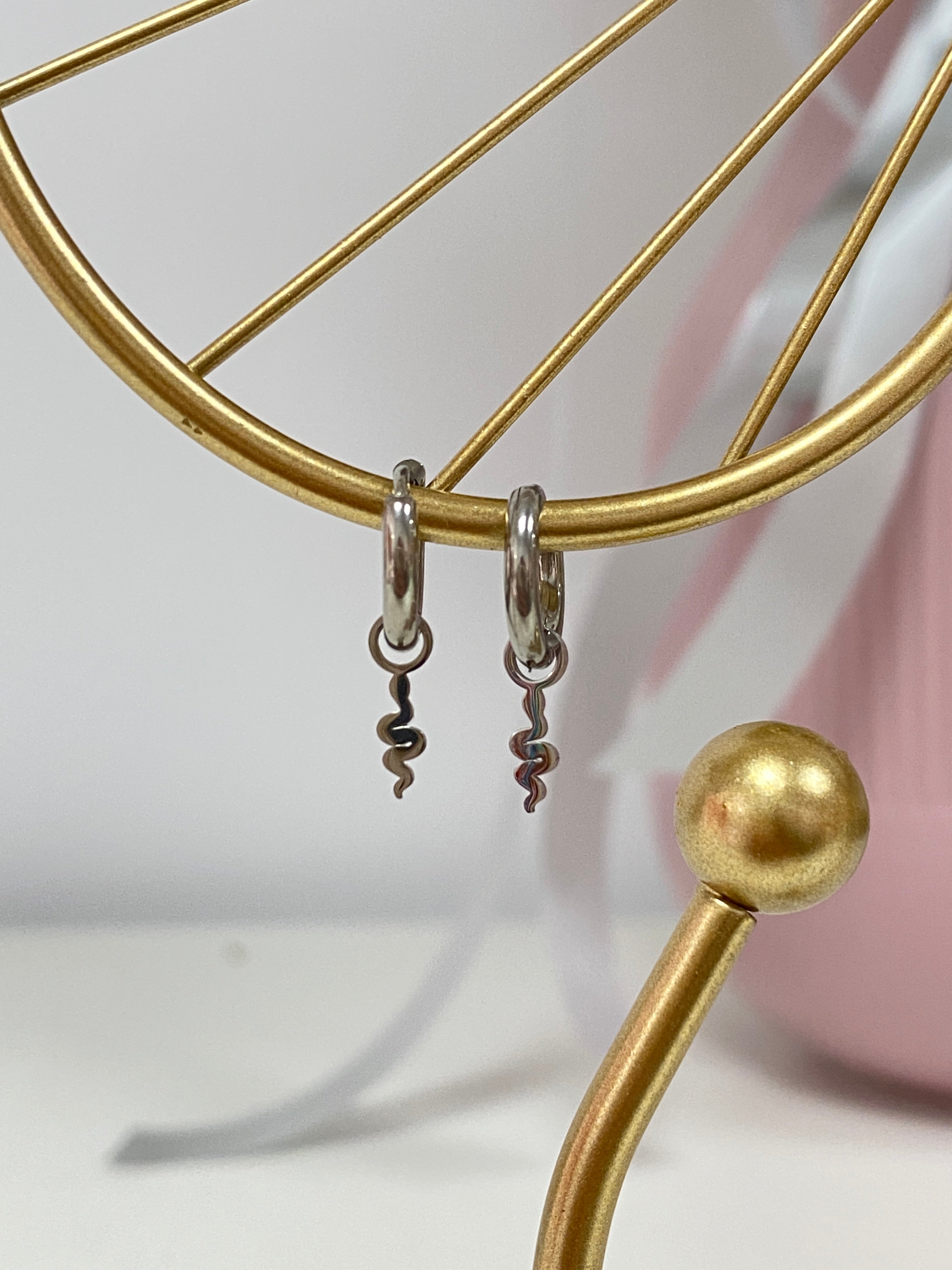 Pendientes aro serpiente