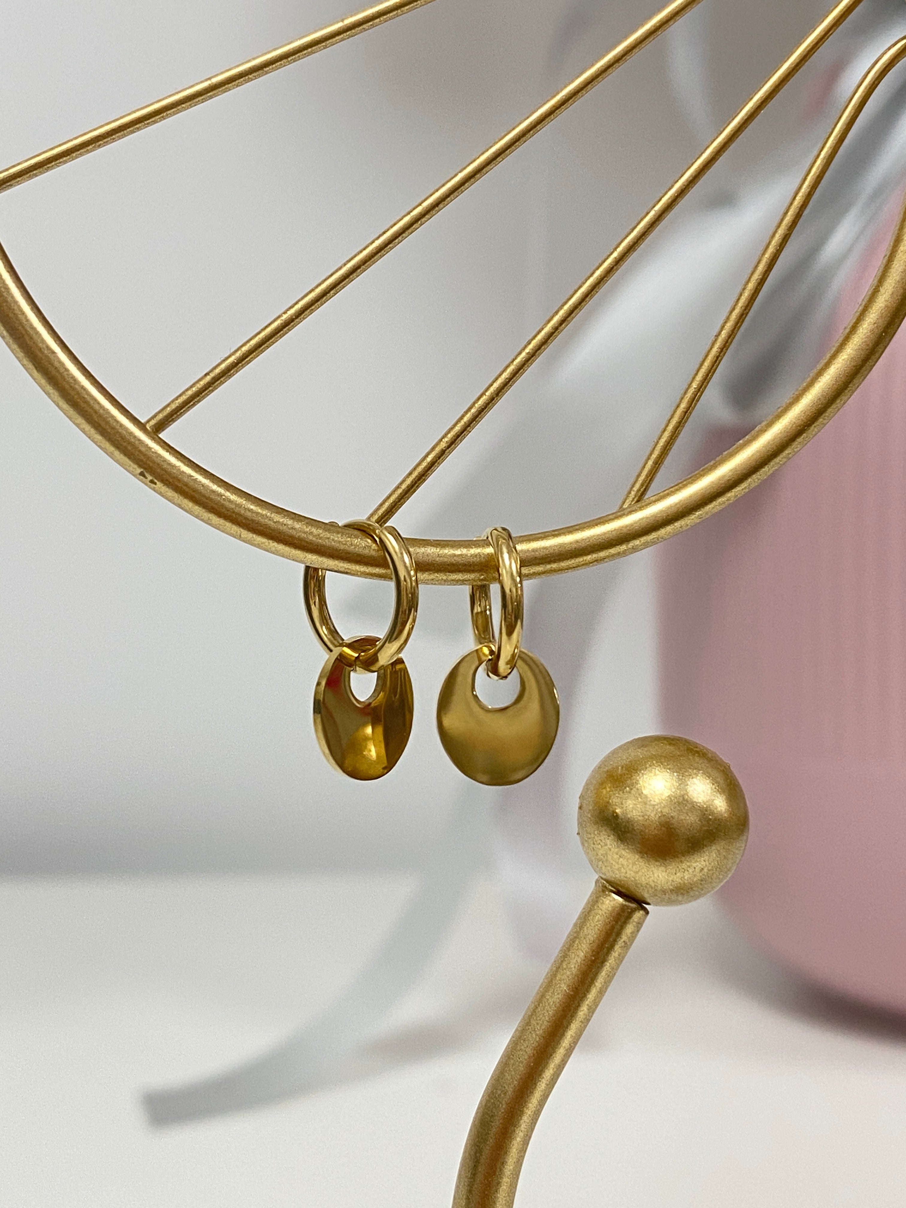 Pendientes aros mini círculo