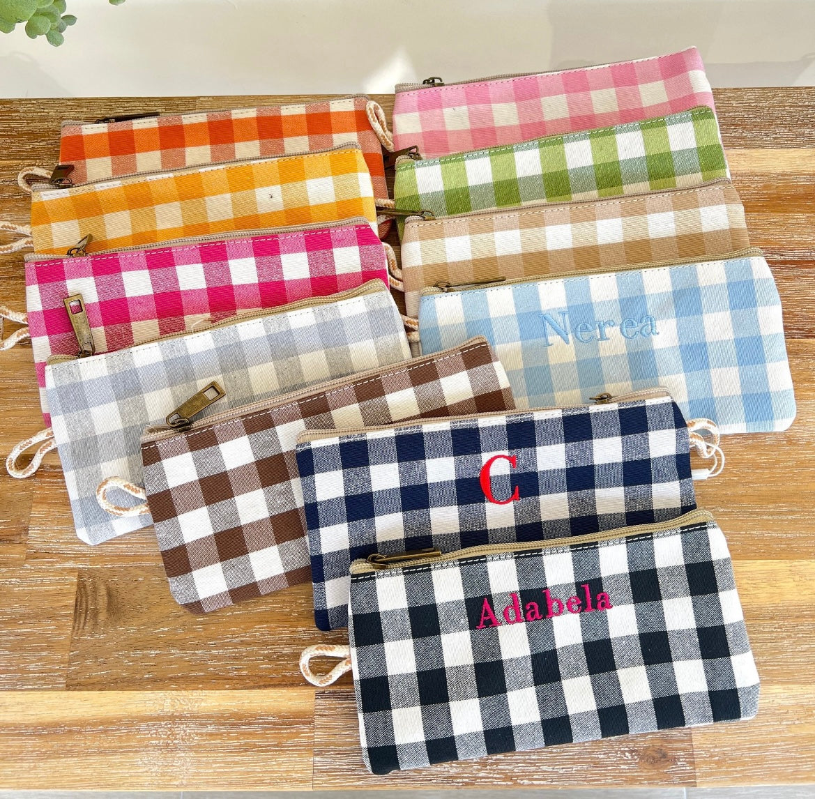 Estuche Vichy Cuadros Grandes