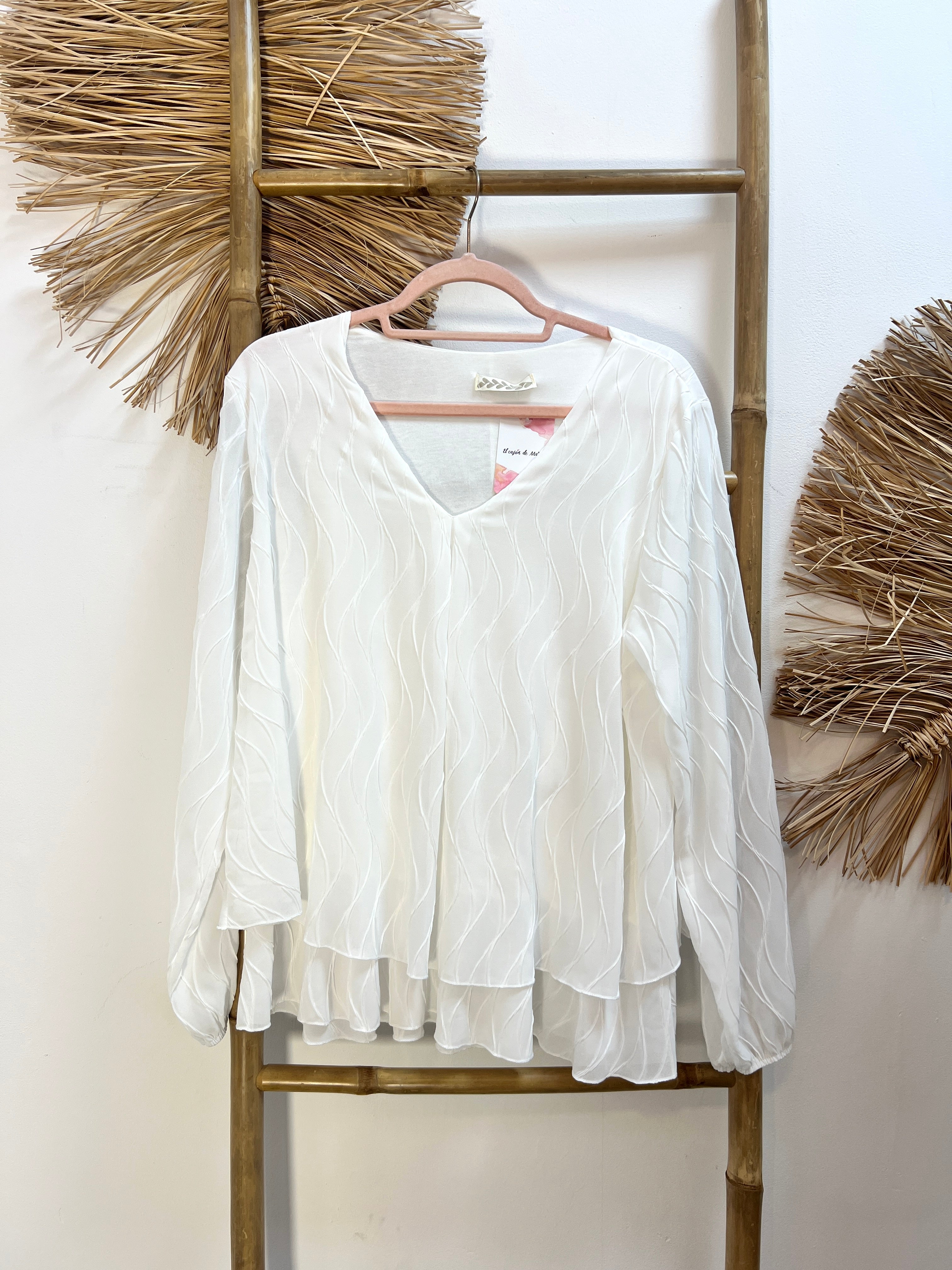 Blusa volante ondas