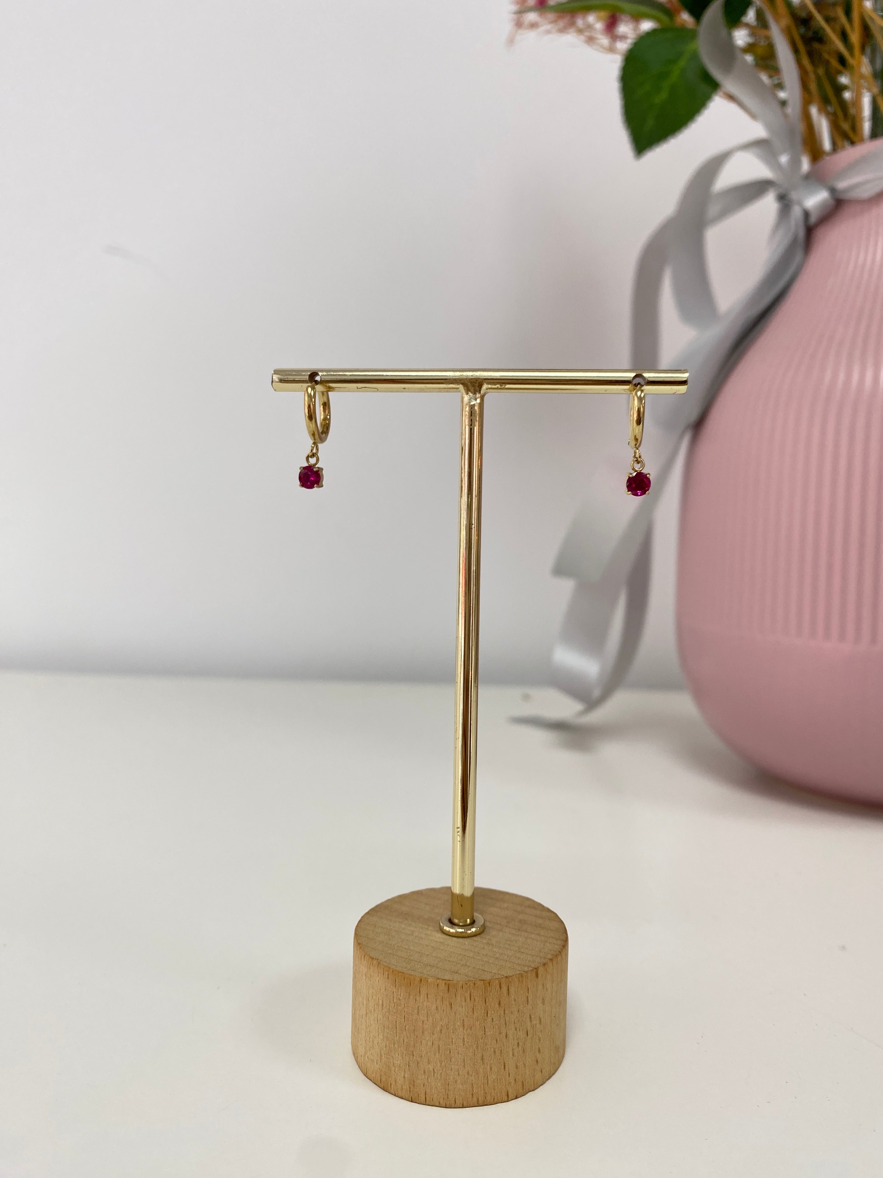 Pendientes Olivia rosa