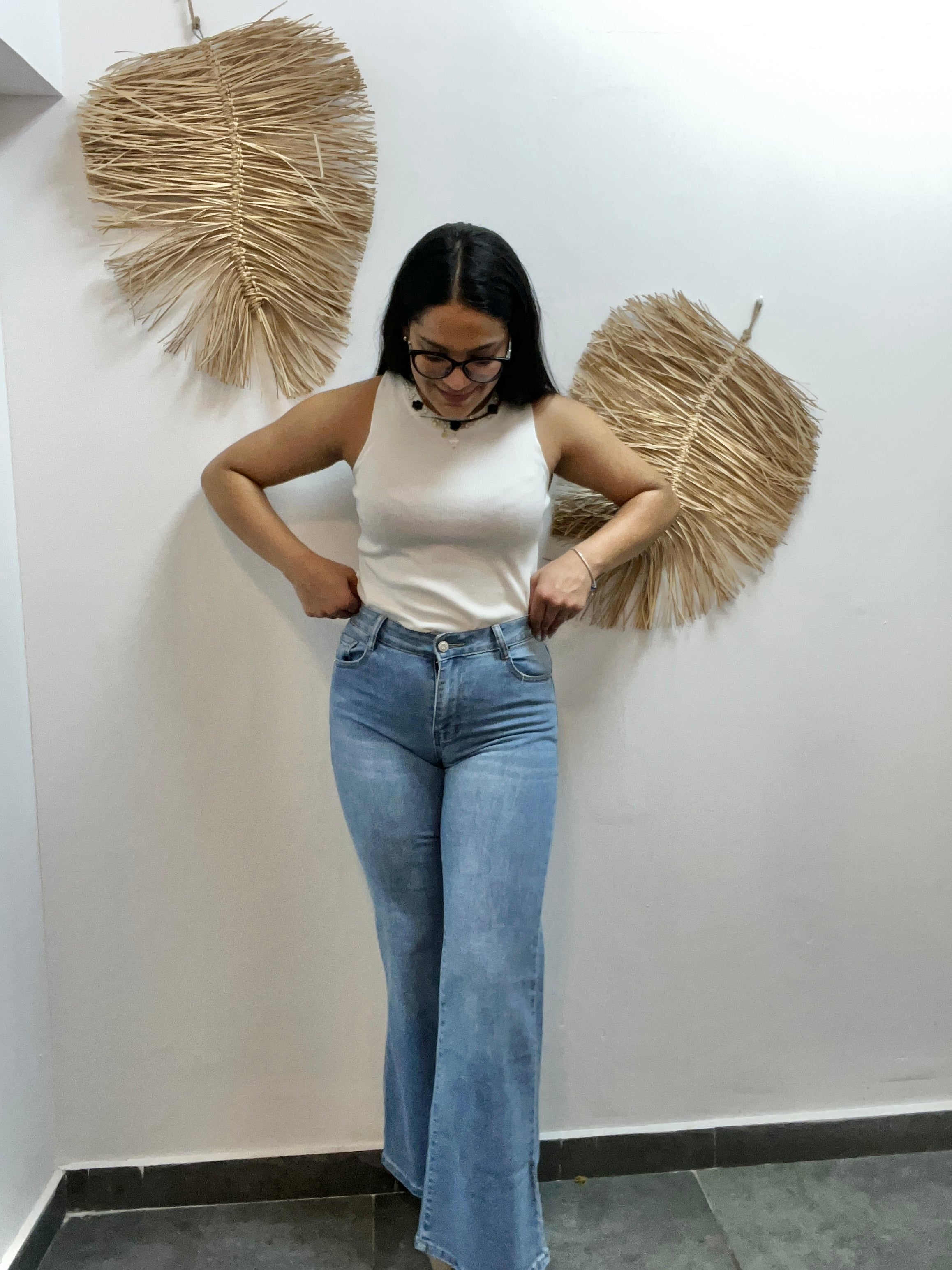Jeans Wide Leg Miss Bon