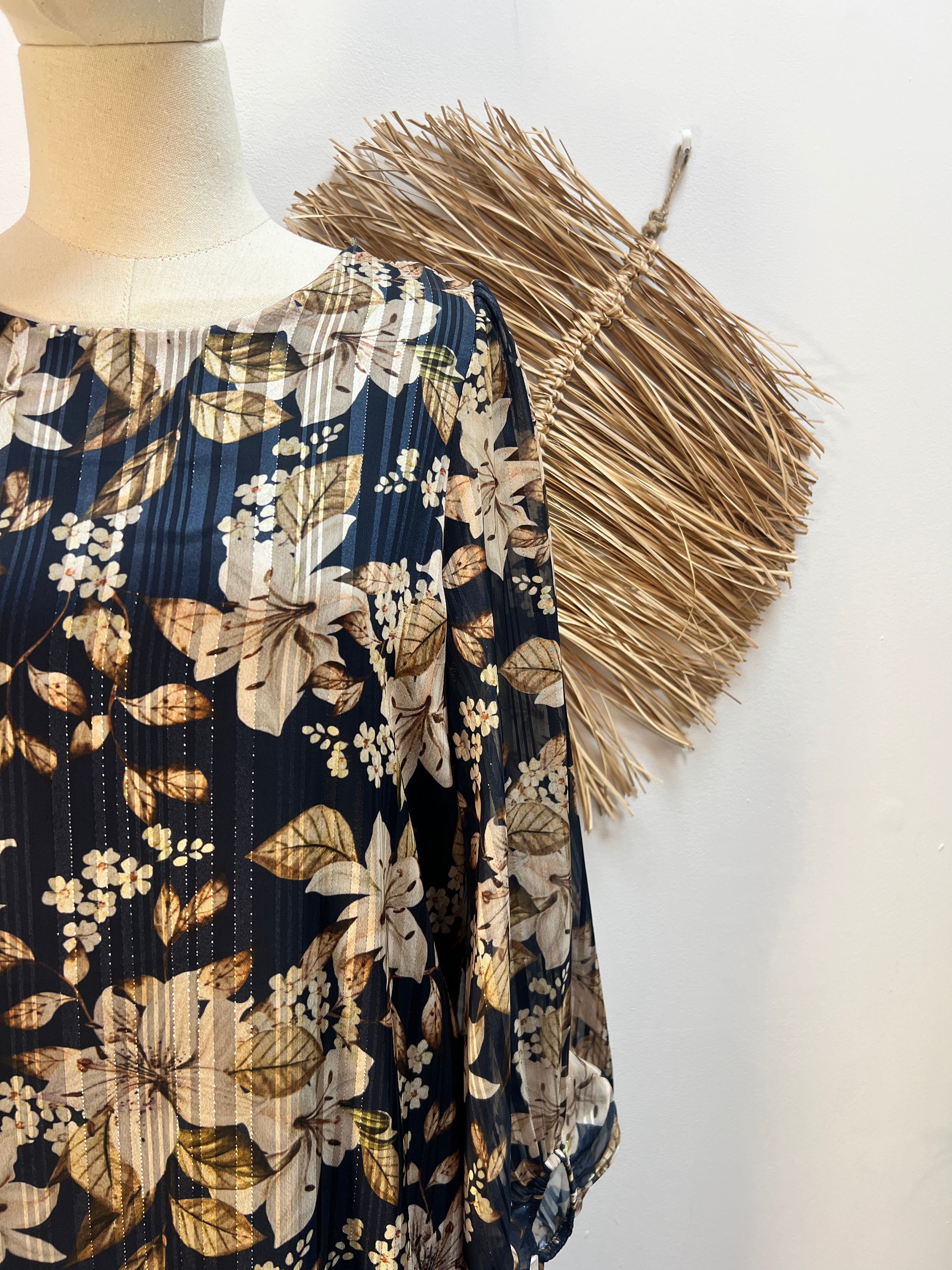 Vestido largo floral