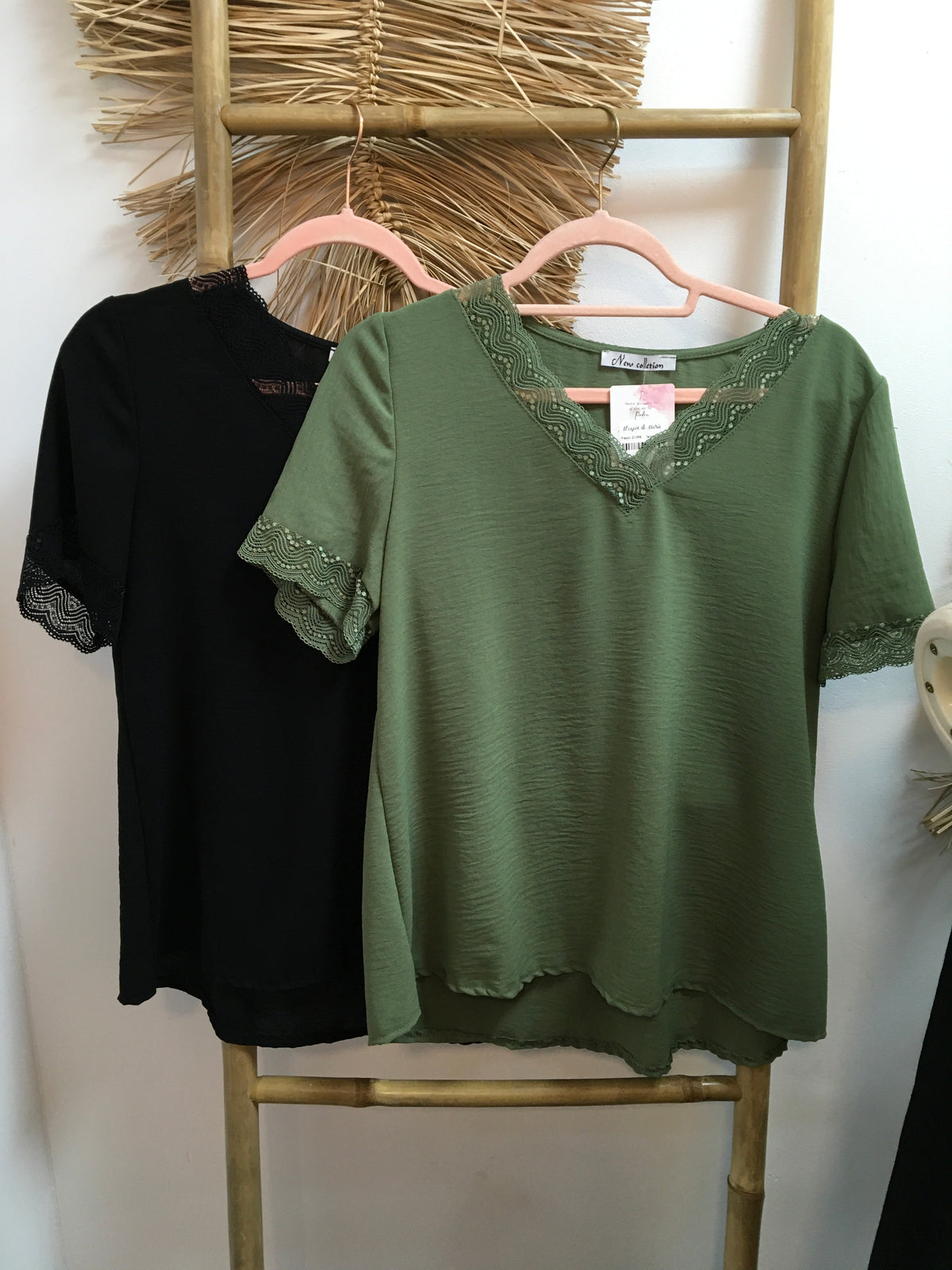 Camiseta encaje