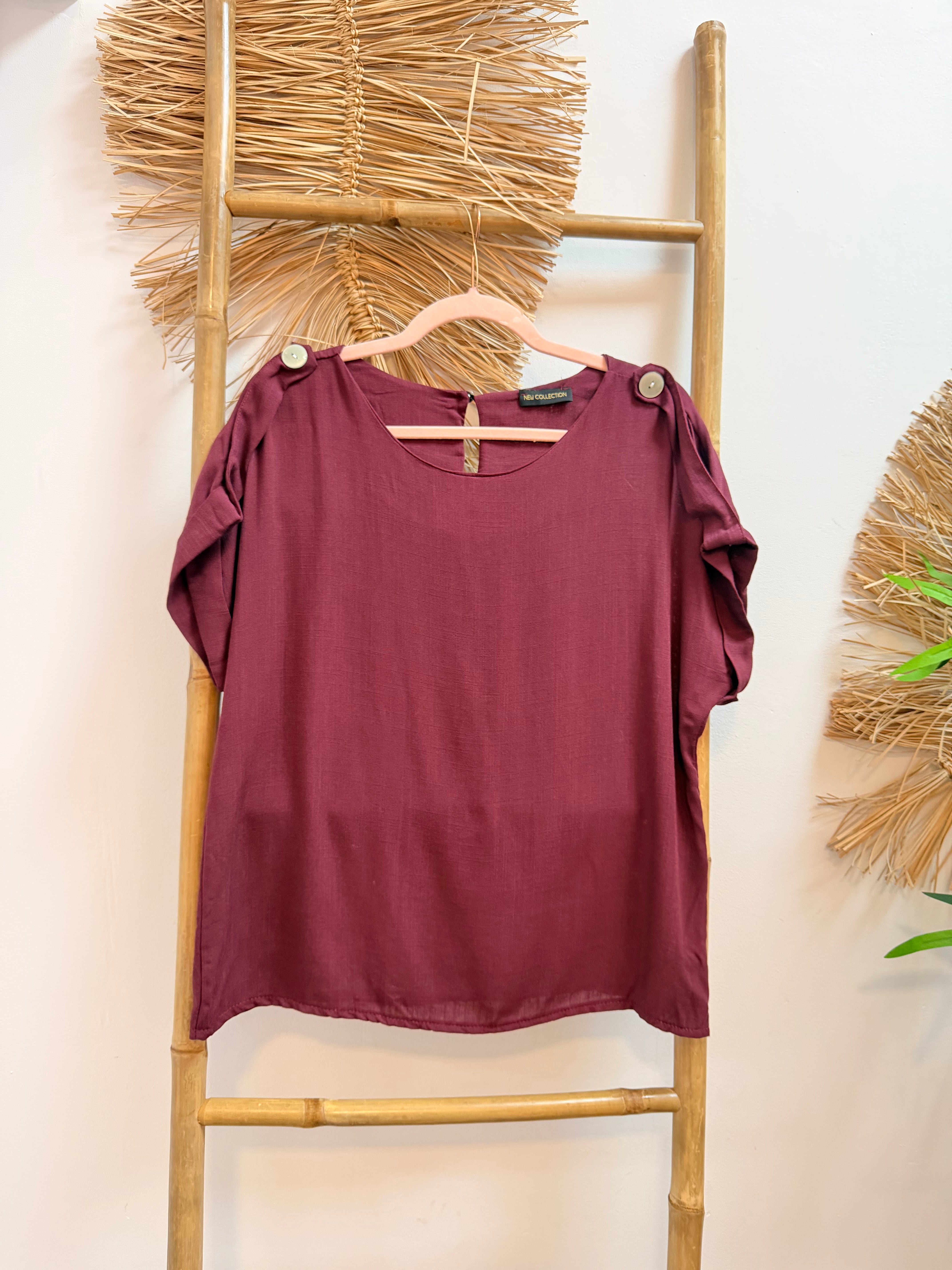 Blusa boton chic