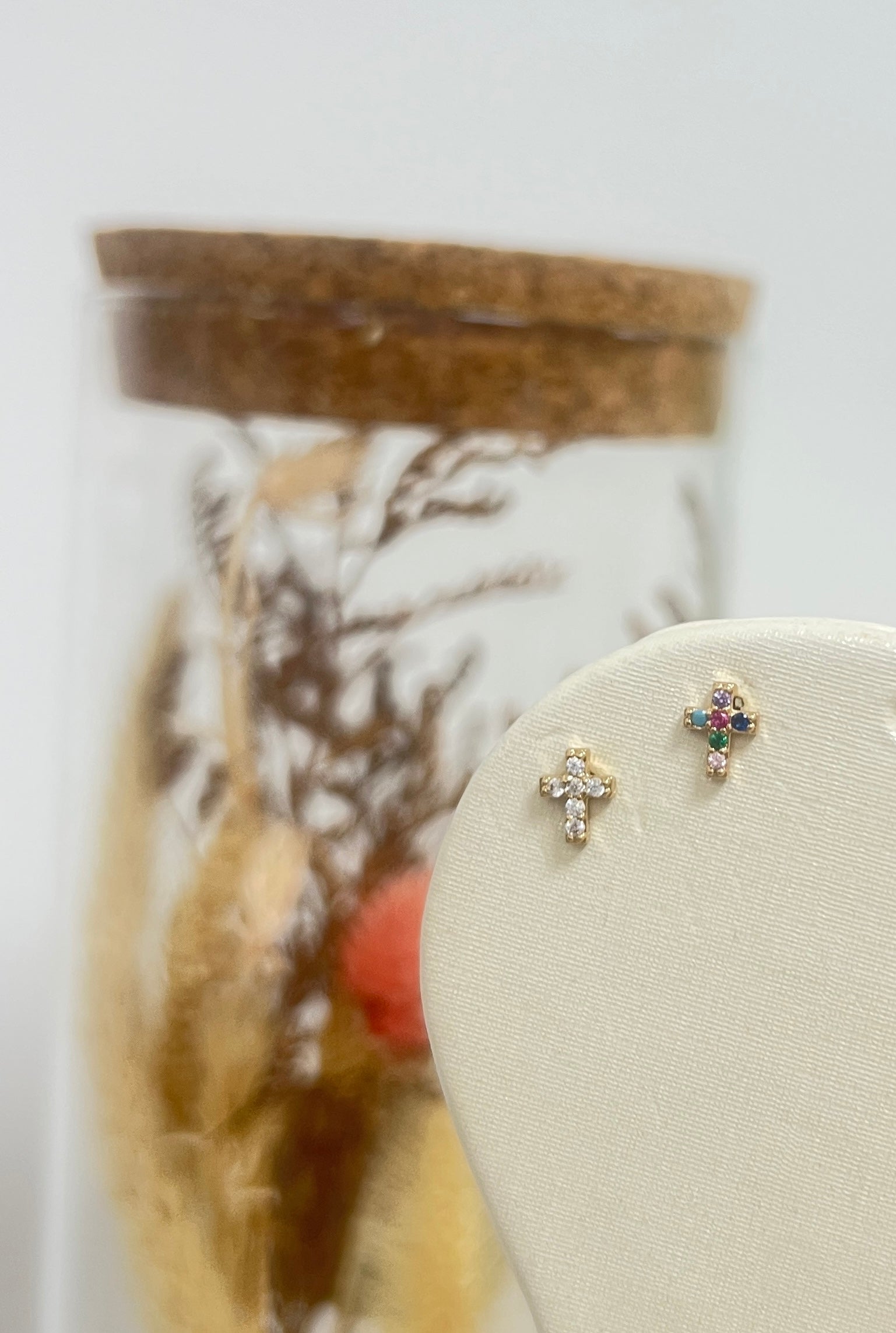 Pendientes Mini Cruz