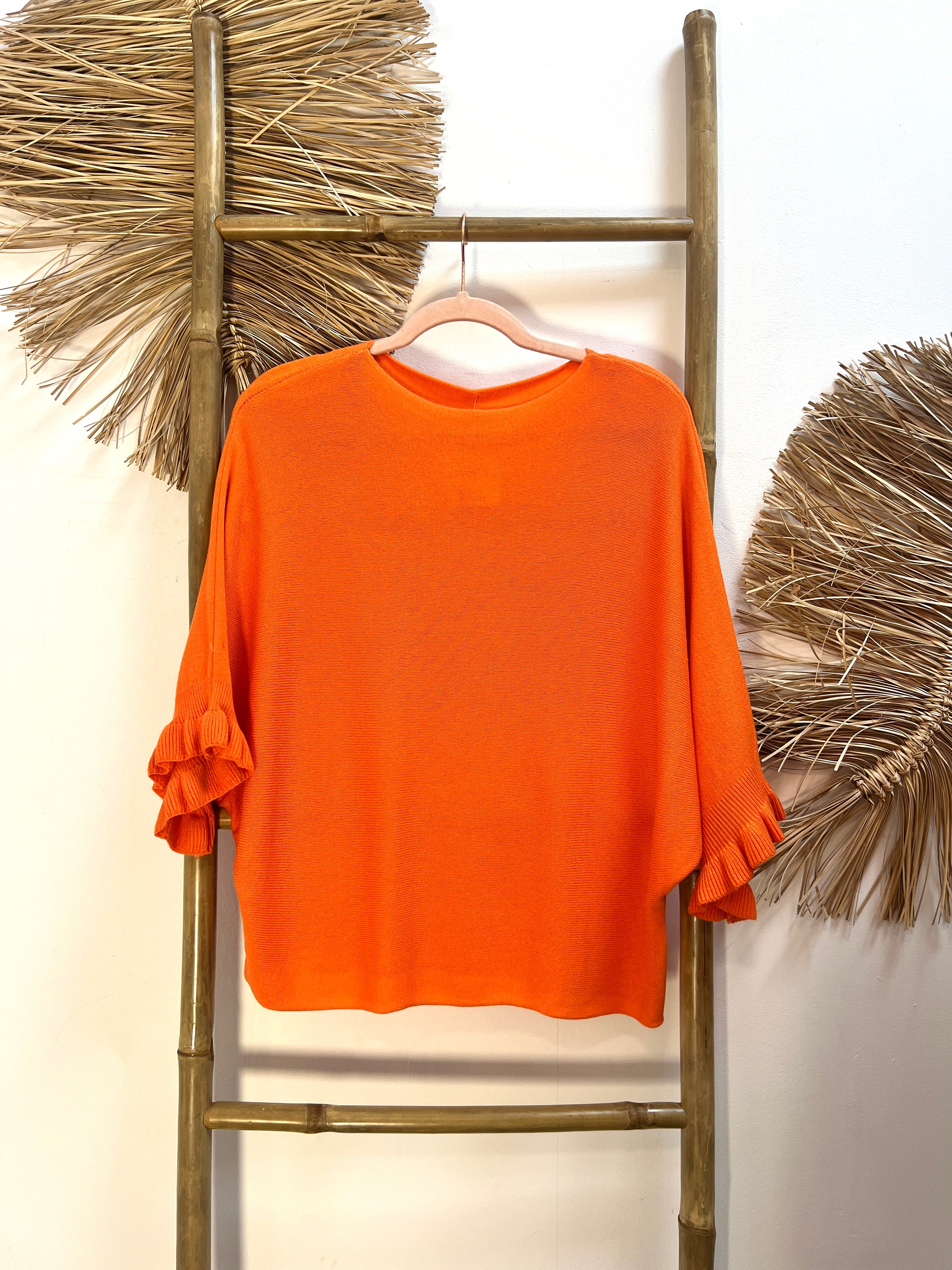 Jersey ancho manga volante