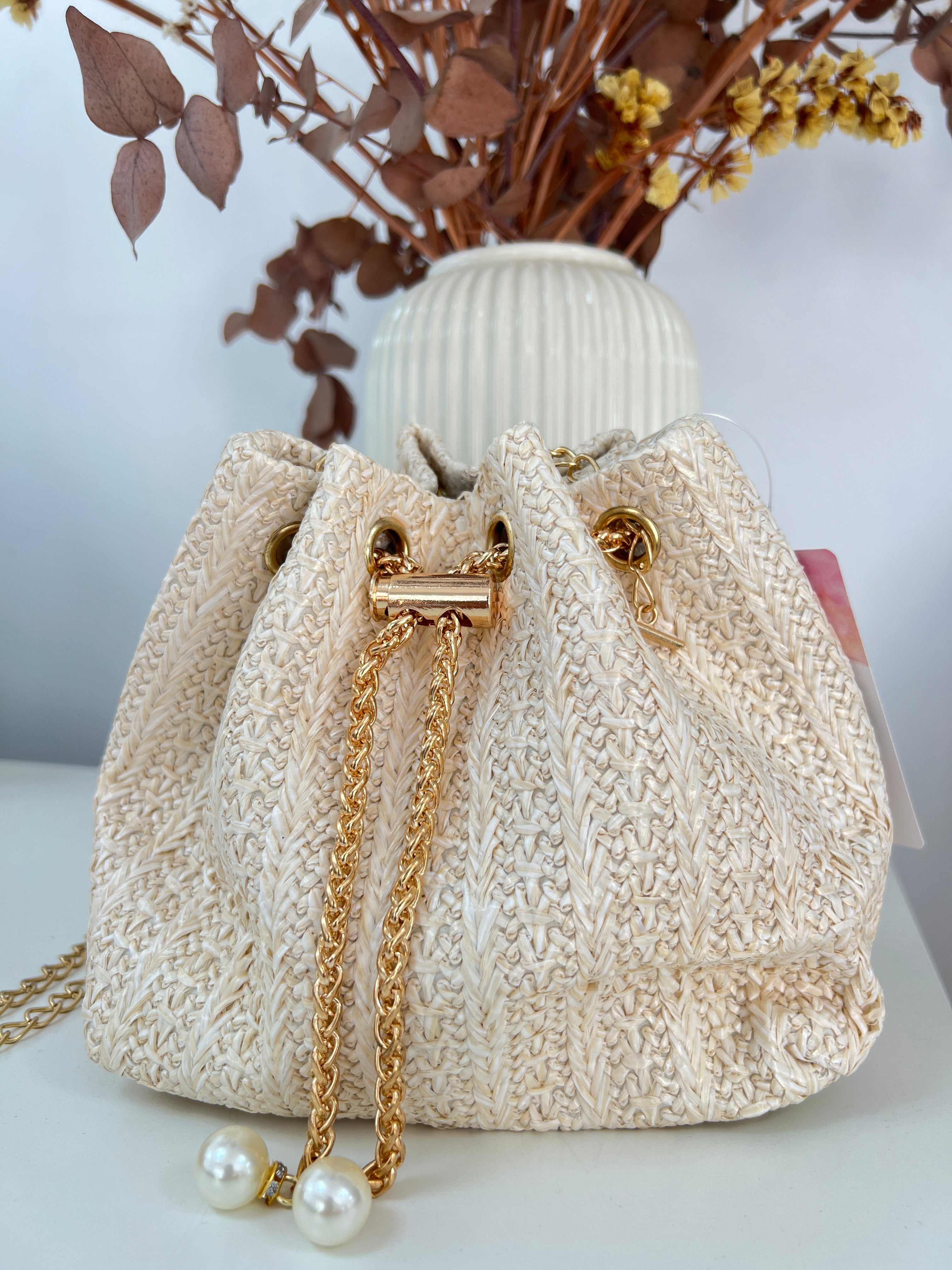 Bolso Bombonera Beige