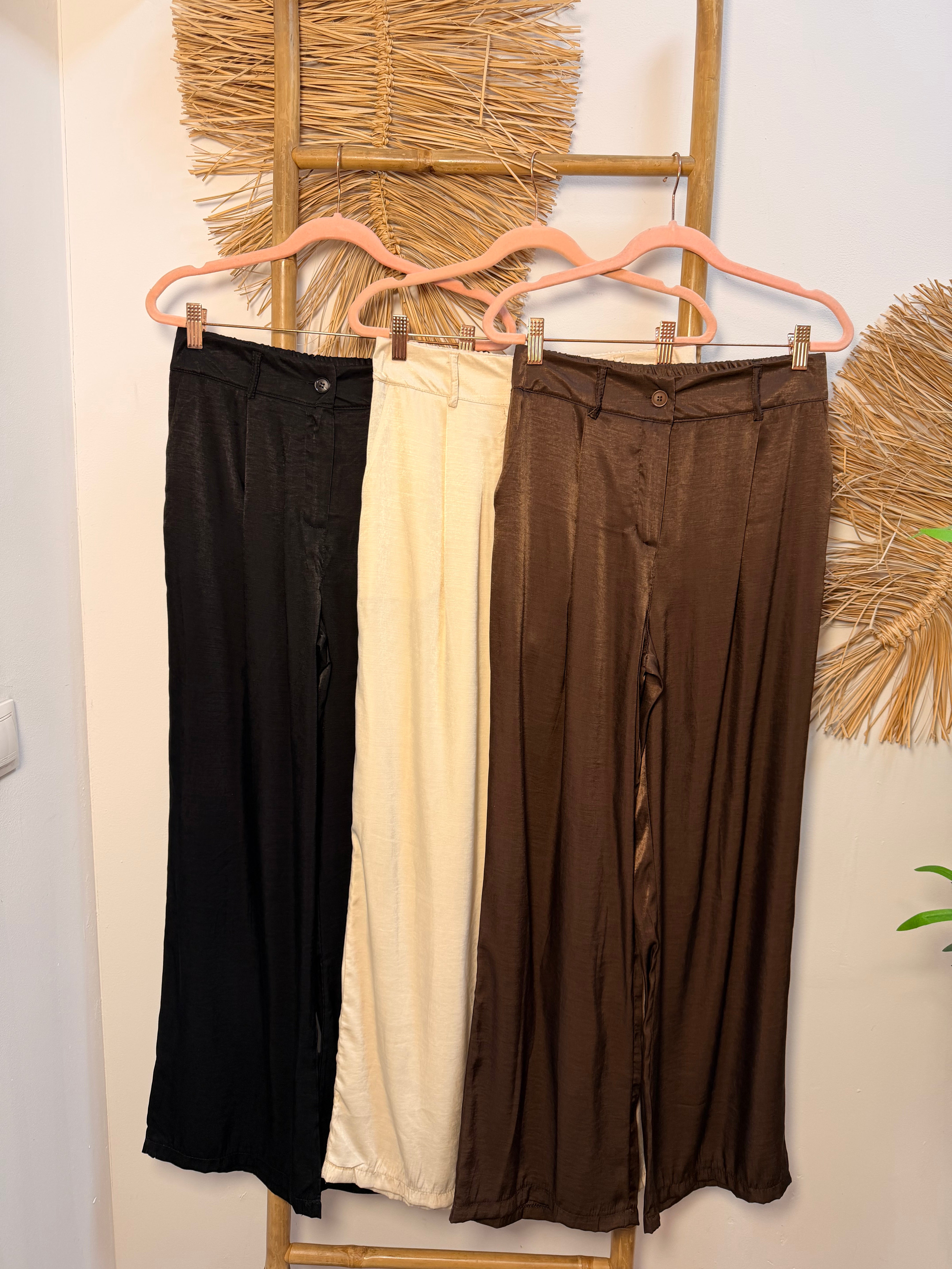Pantalon Palazzo Seda