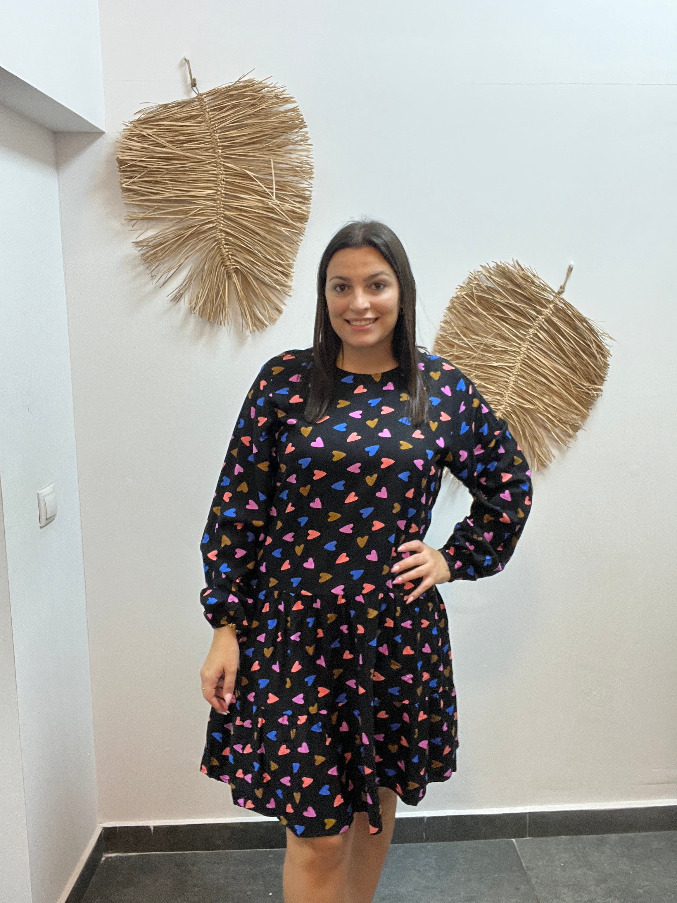 Vestido corto con estampado Potpourri CF