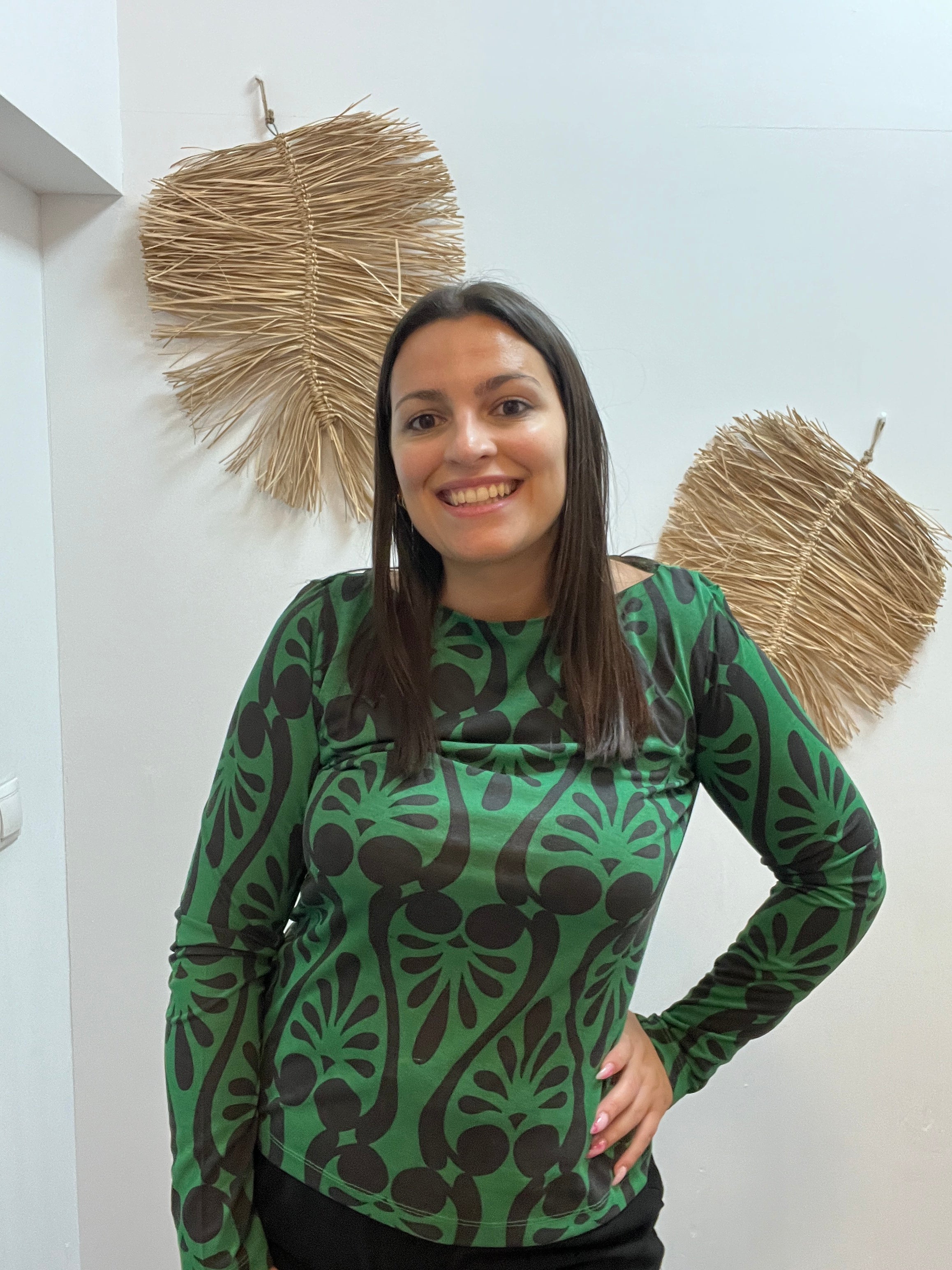 Camiseta con estampado baroque. CF