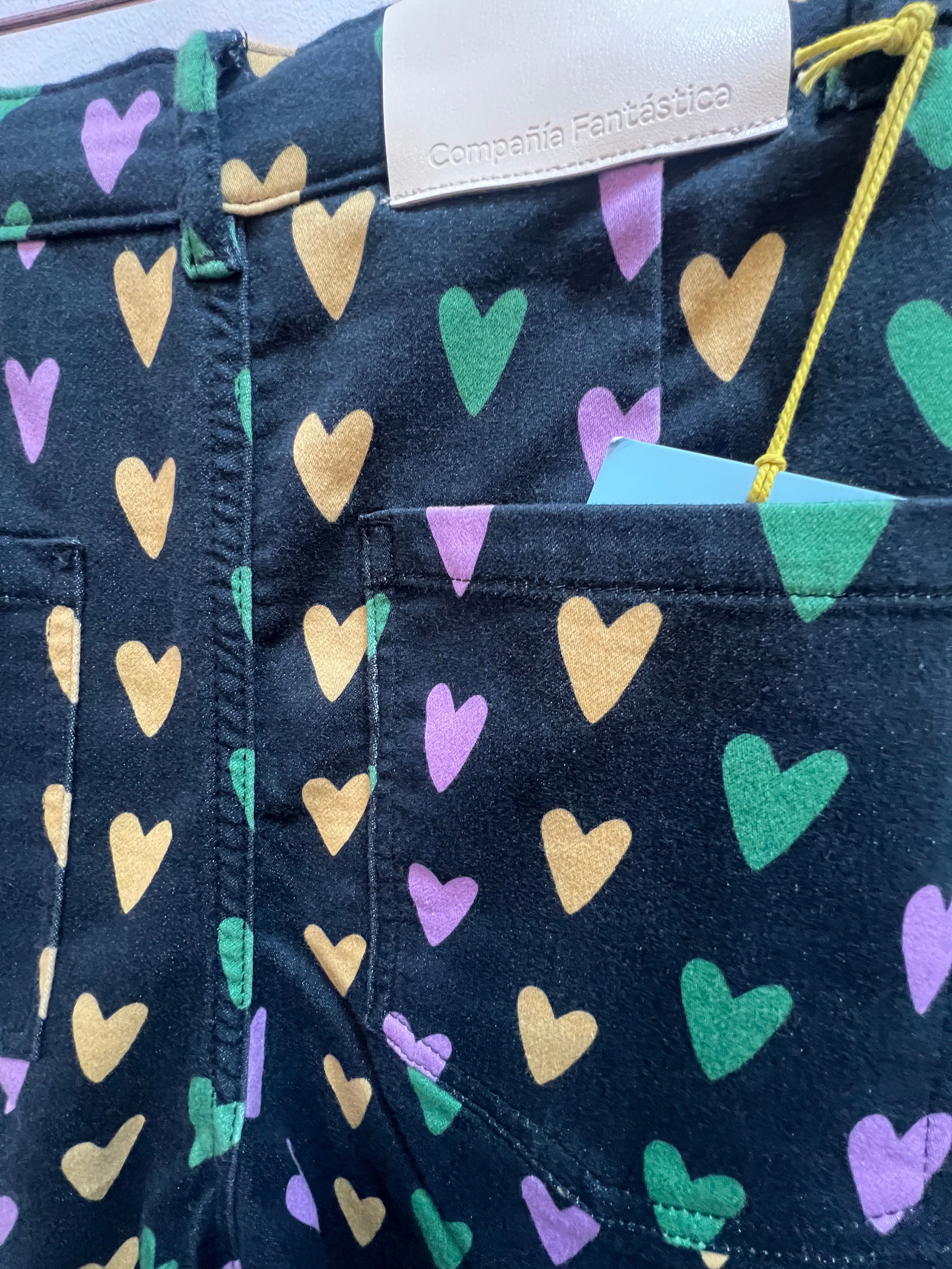 Pantalón vaquero con estampado Cupido Lines CF