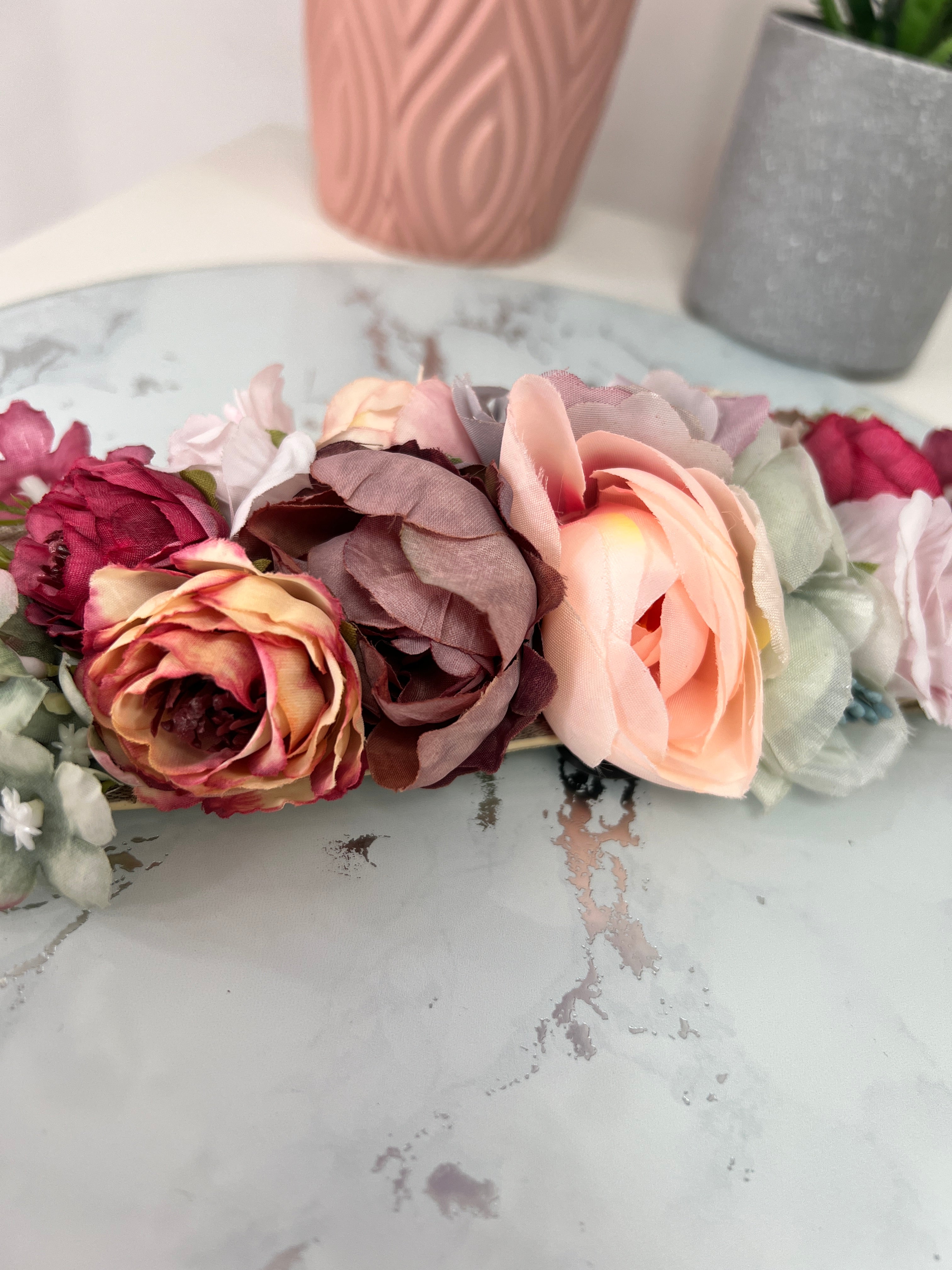 Cinturon fiesta multiflores dorado