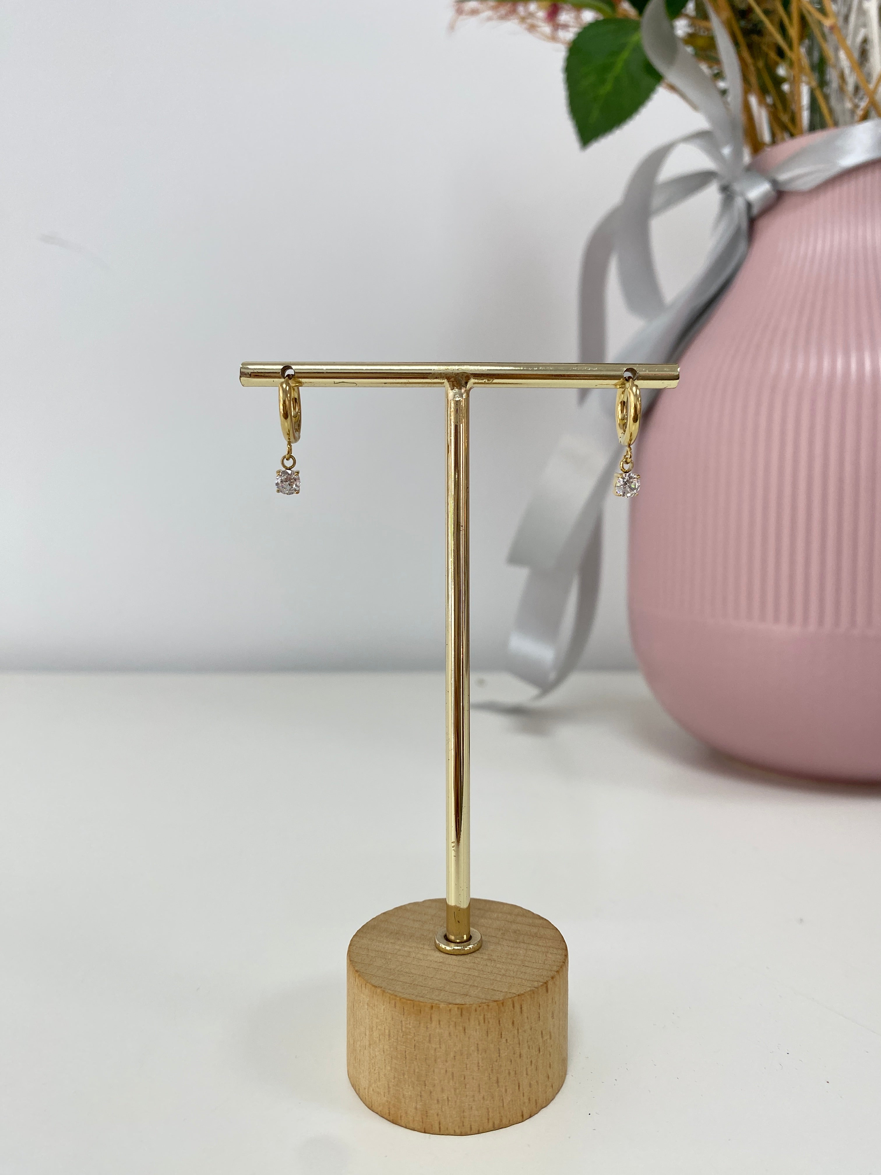 Pendientes Olivia blancos