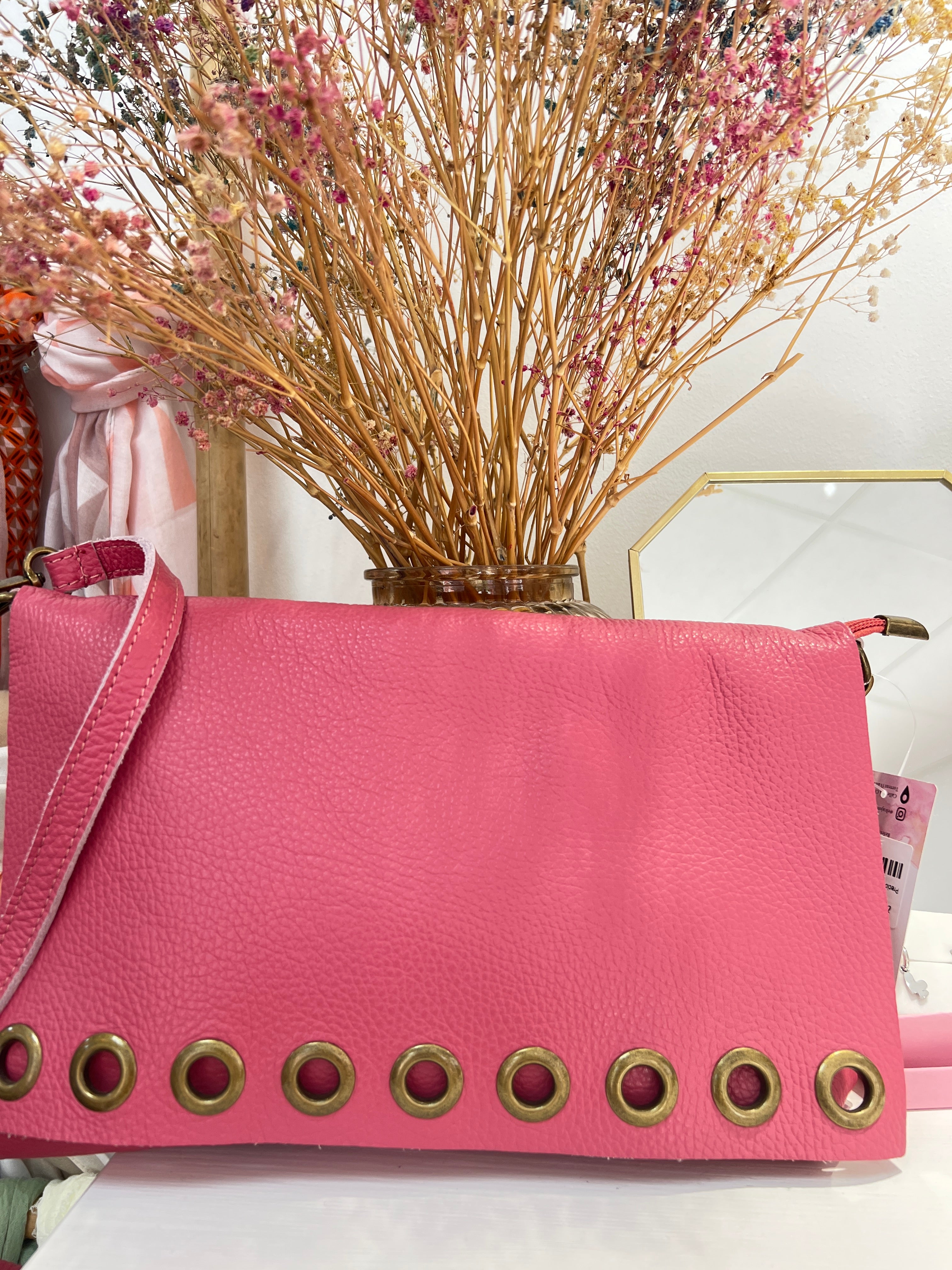 Bolso Piel Pink