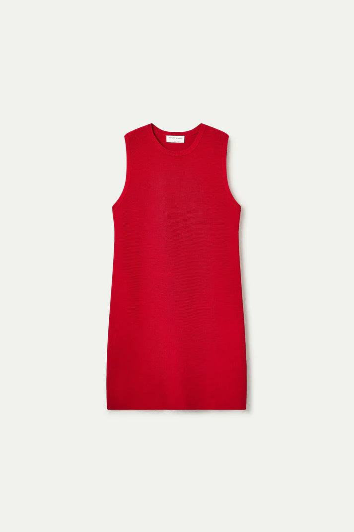 Vestido corto punto rojo Compañía Fantástica