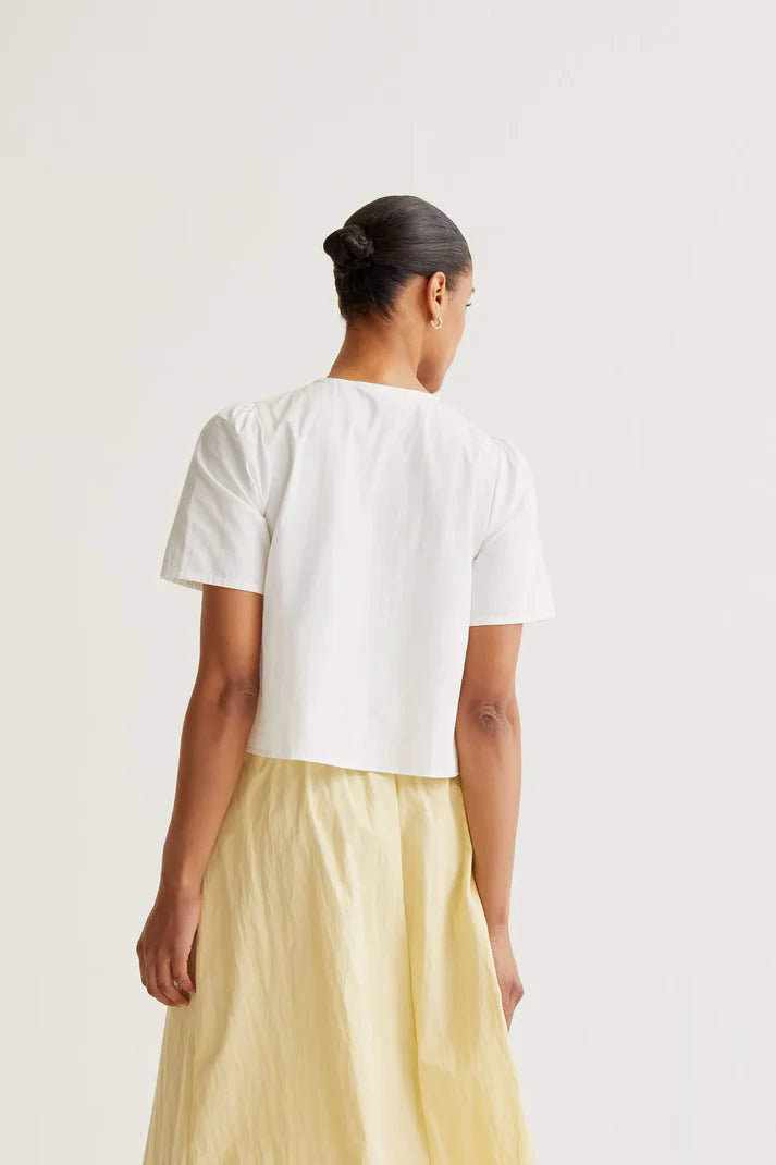 Top 100% algodón con botones multicolor Compañía Fantástica