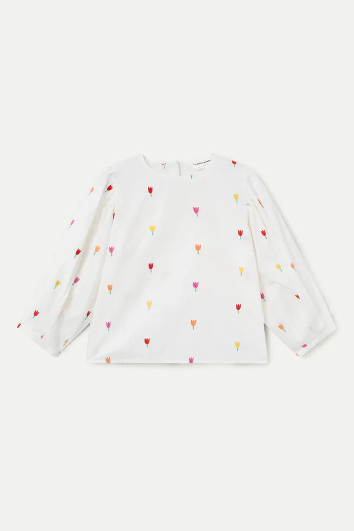 Top 100% algodón con estampado Multi Tulip Compañía Fantástica