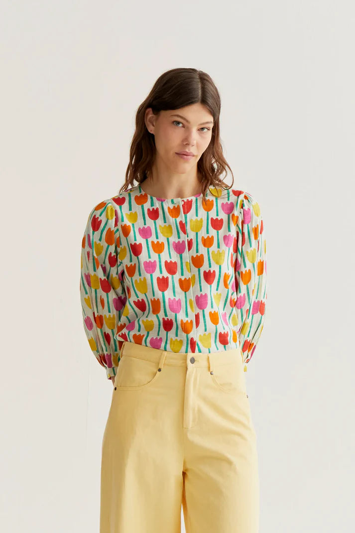 Camisa con estampado Tulipa compañía Fantástica