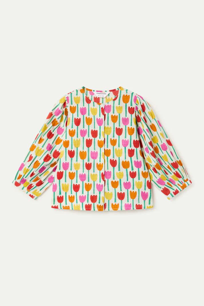 Camisa con estampado Tulipa compañía Fantástica