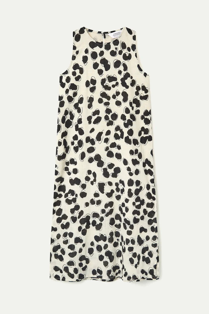Vestido midi con estampado Dalmatian Compañía Fantástica