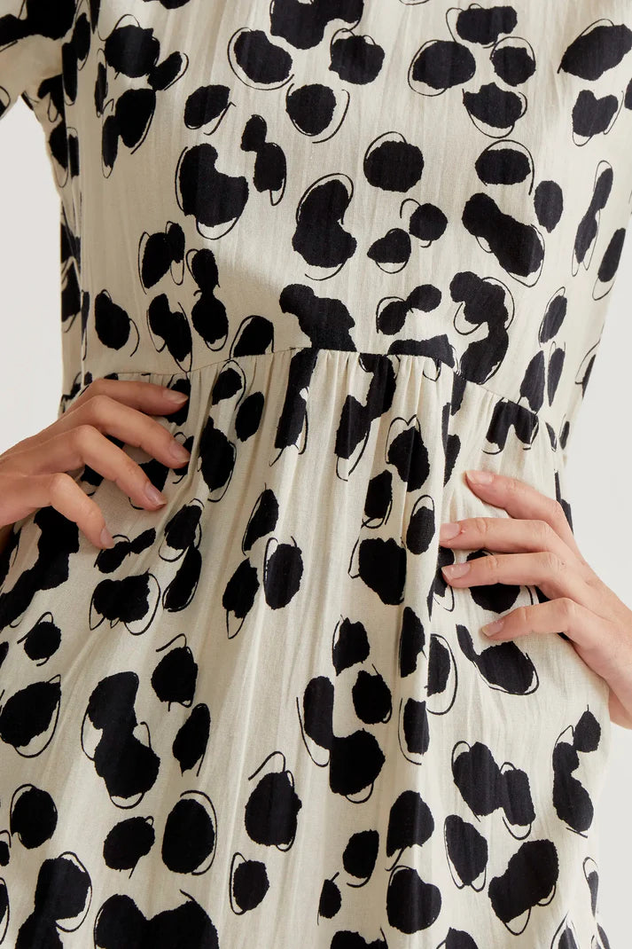 Vestido corto con estampado Dalmatian Compañía Fantástica