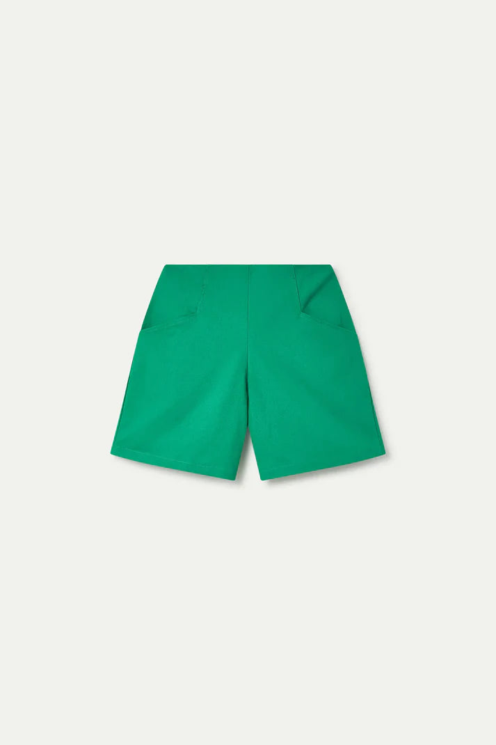 Shorts 100% algodón verde de Compañía Fantástica