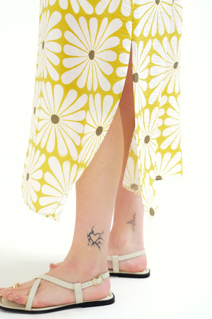 Vestido largo con estampado Olive Flower Compañía Fantástica