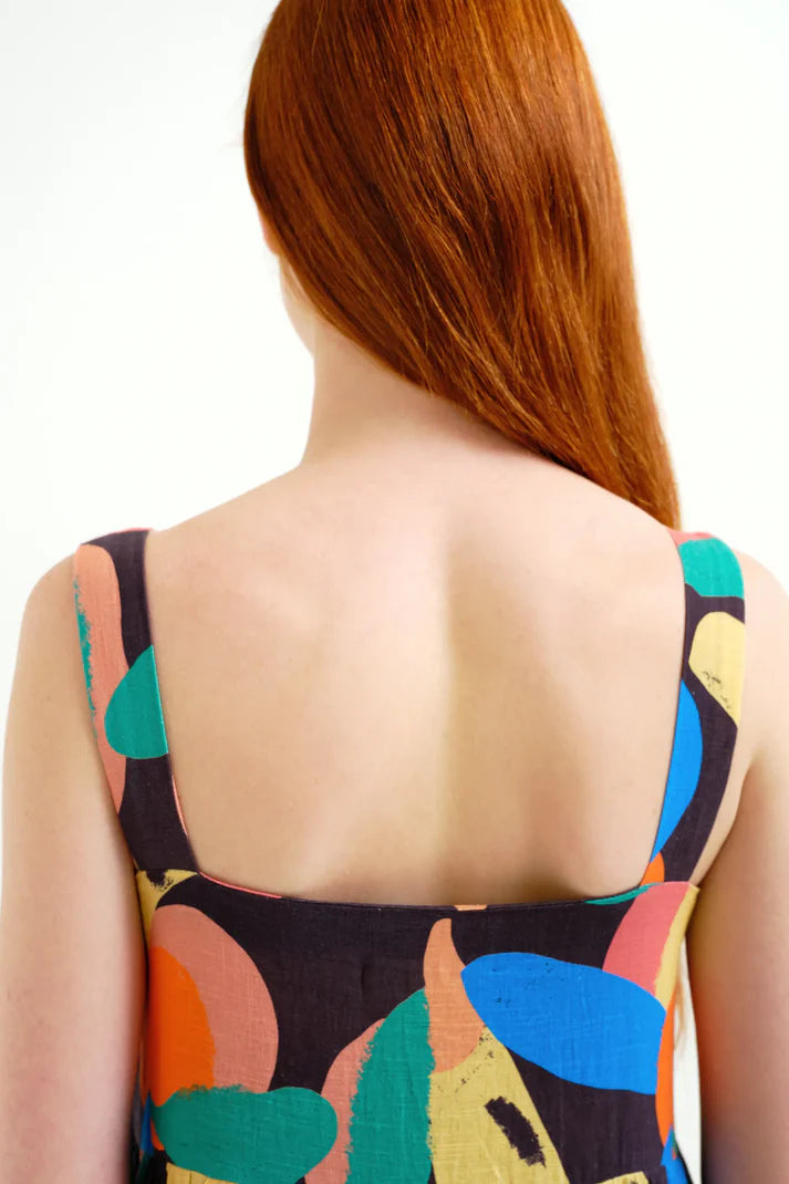 Vestido largo con estampado Tutti Frutti Big Compañía Fantástica
