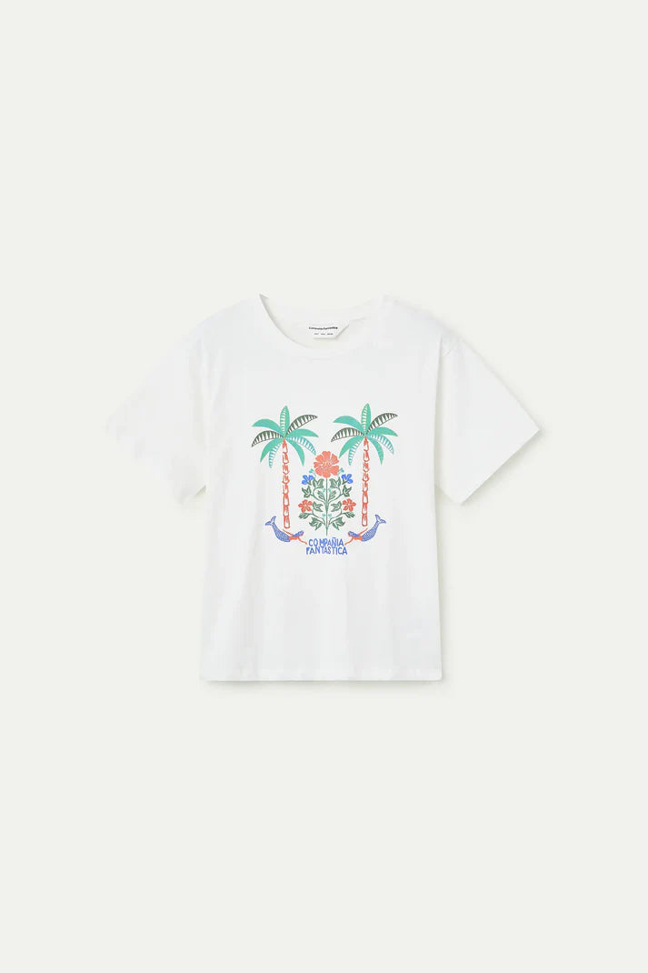 Camiseta con estampado Palm & Mermaid Compañía Fantástica