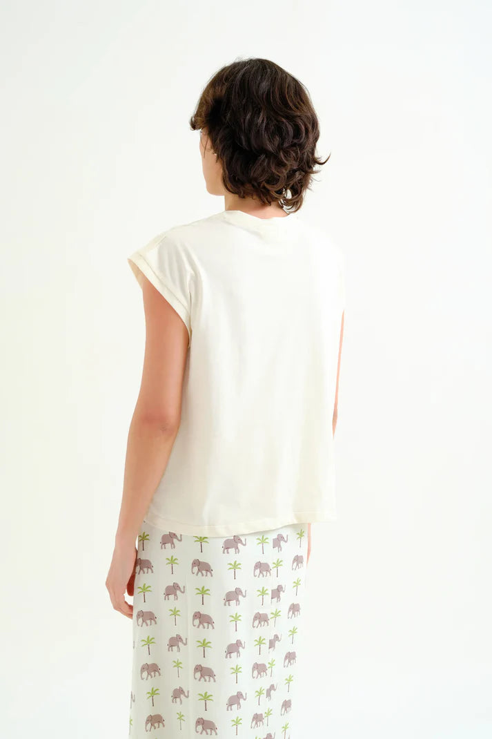 Camiseta con estampado Elefante Compañía Fantástica