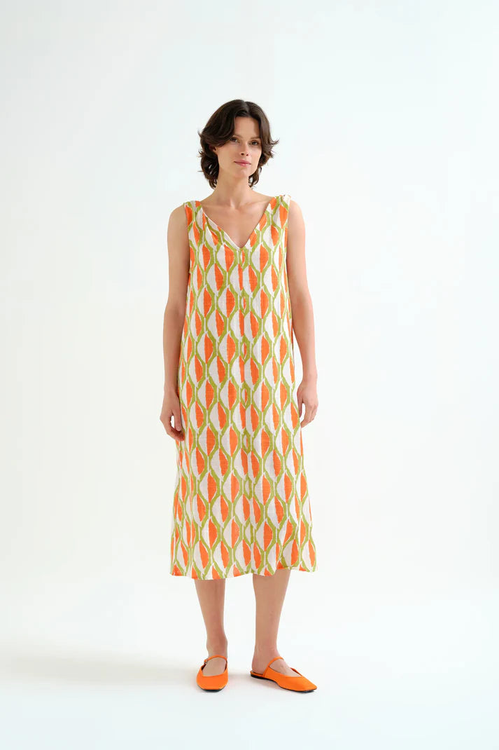 Vestido corto con estampado Aloe Compañia Fantástica