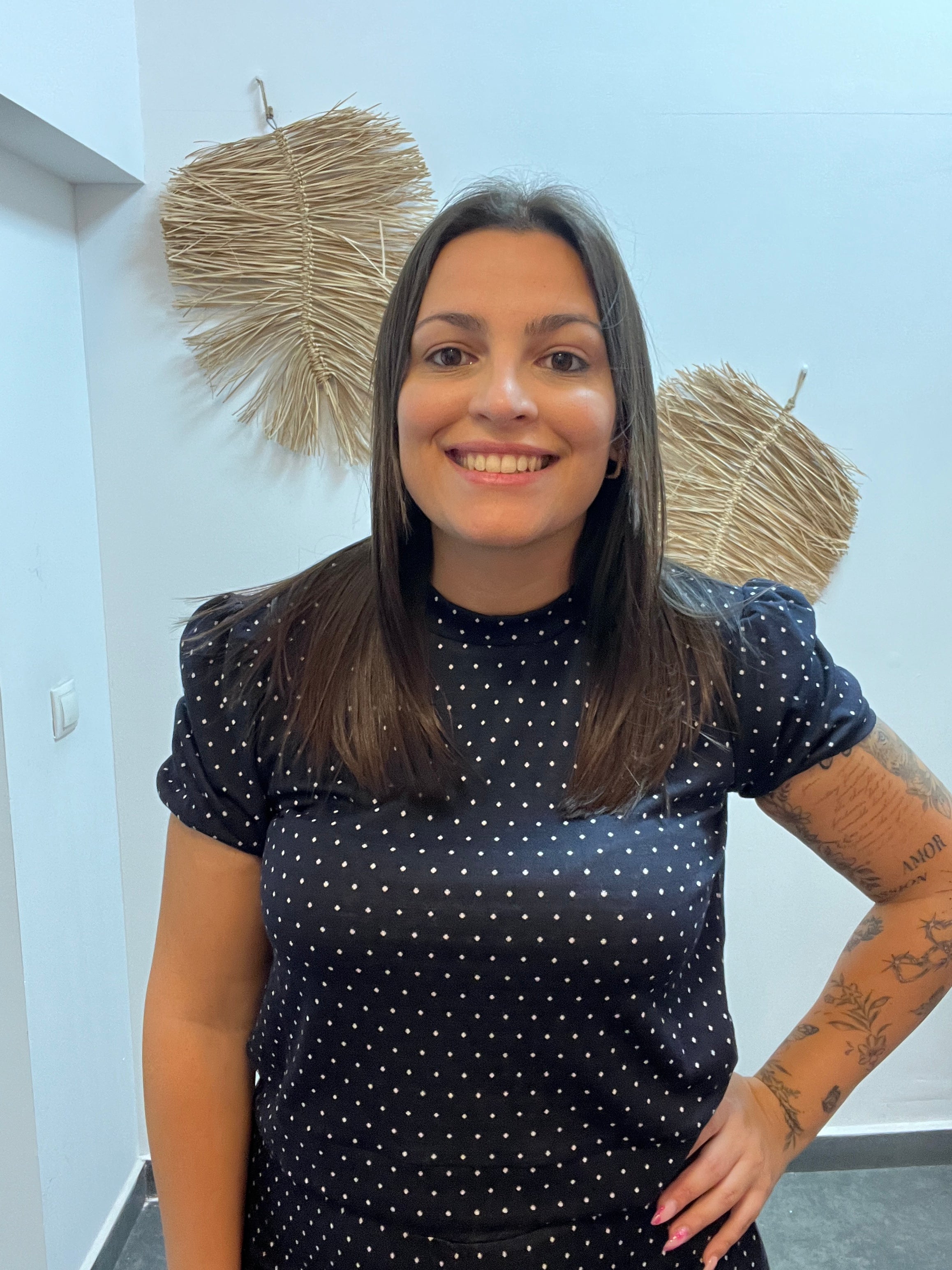 Camiseta jacquard con estampado super mini dots CF