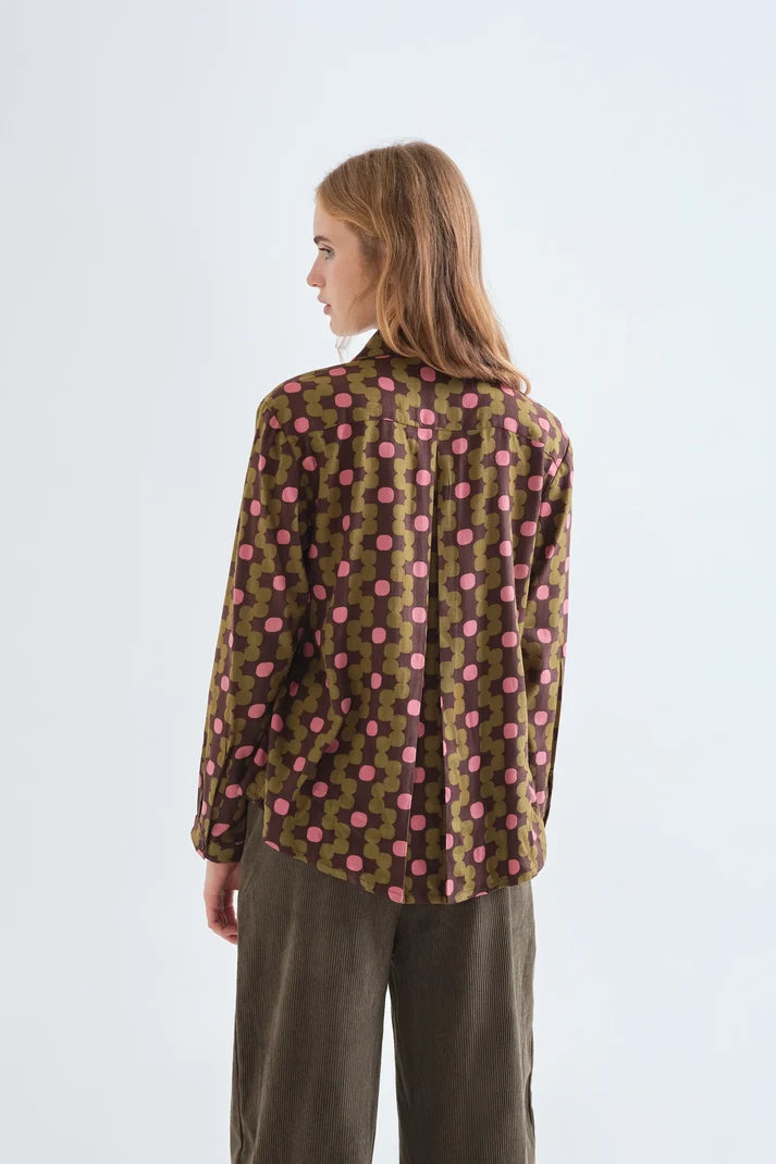 camiseta con estampado geometry