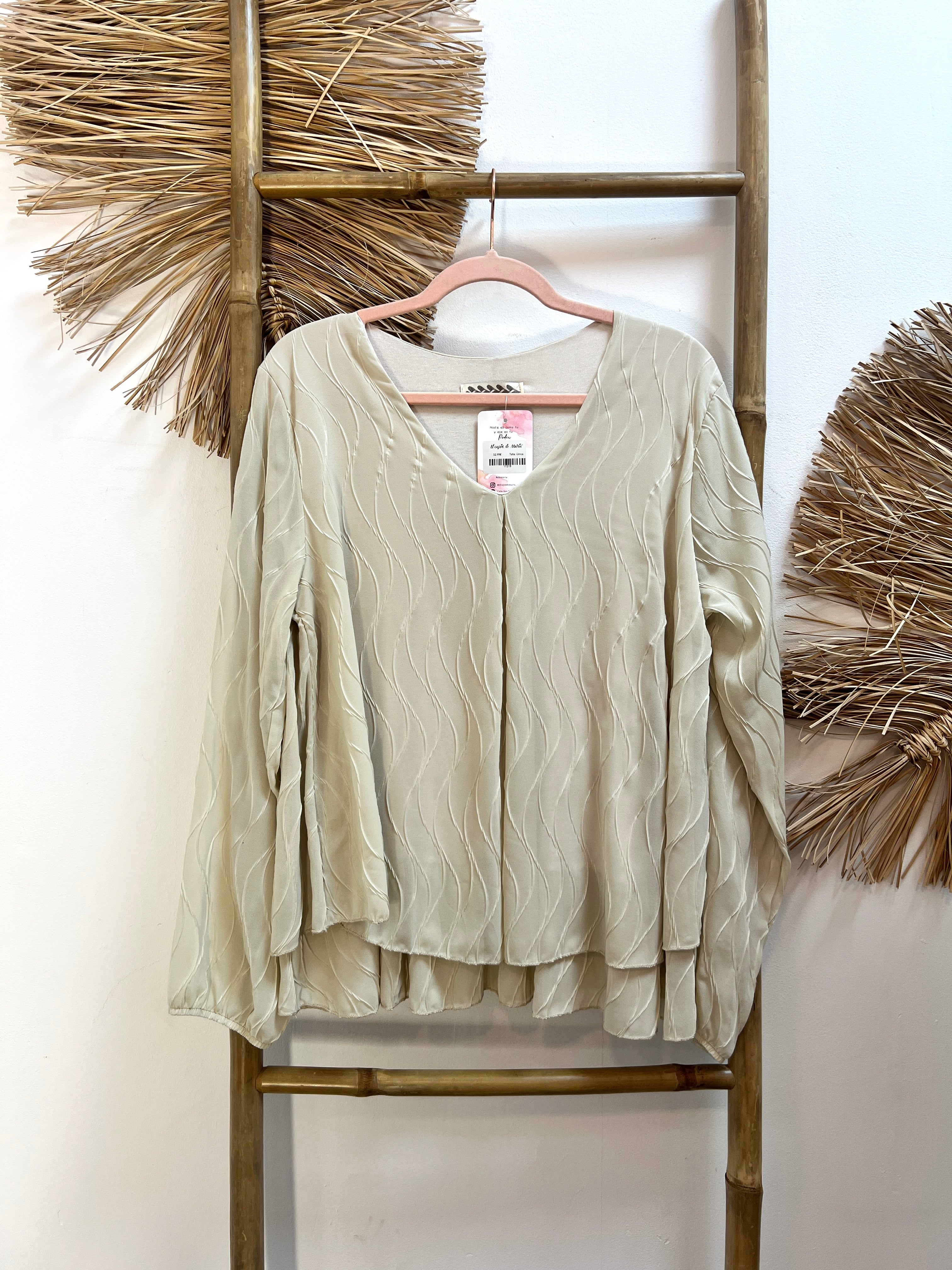 Blusa volante ondas