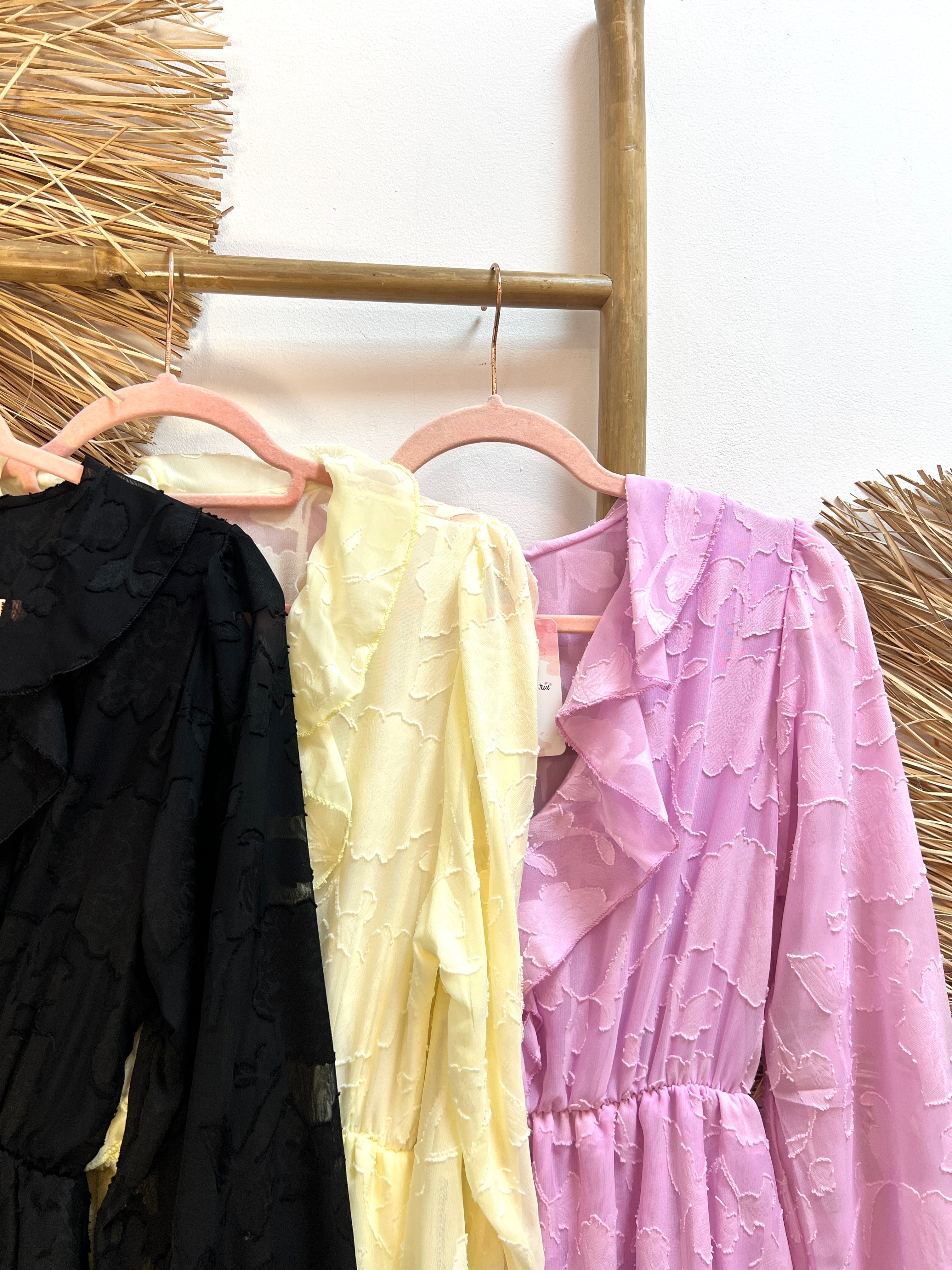 Vestido jardín volante