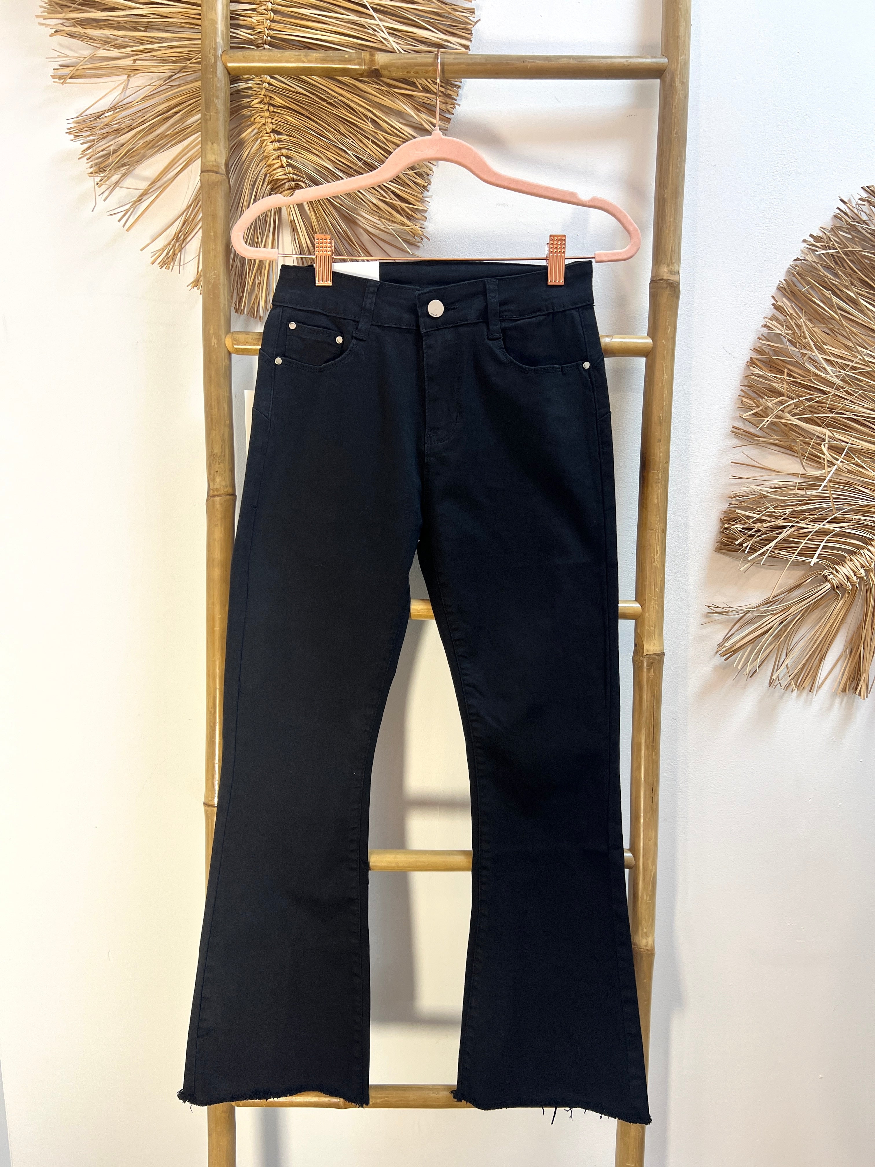 Jeans Flared desflecado colores