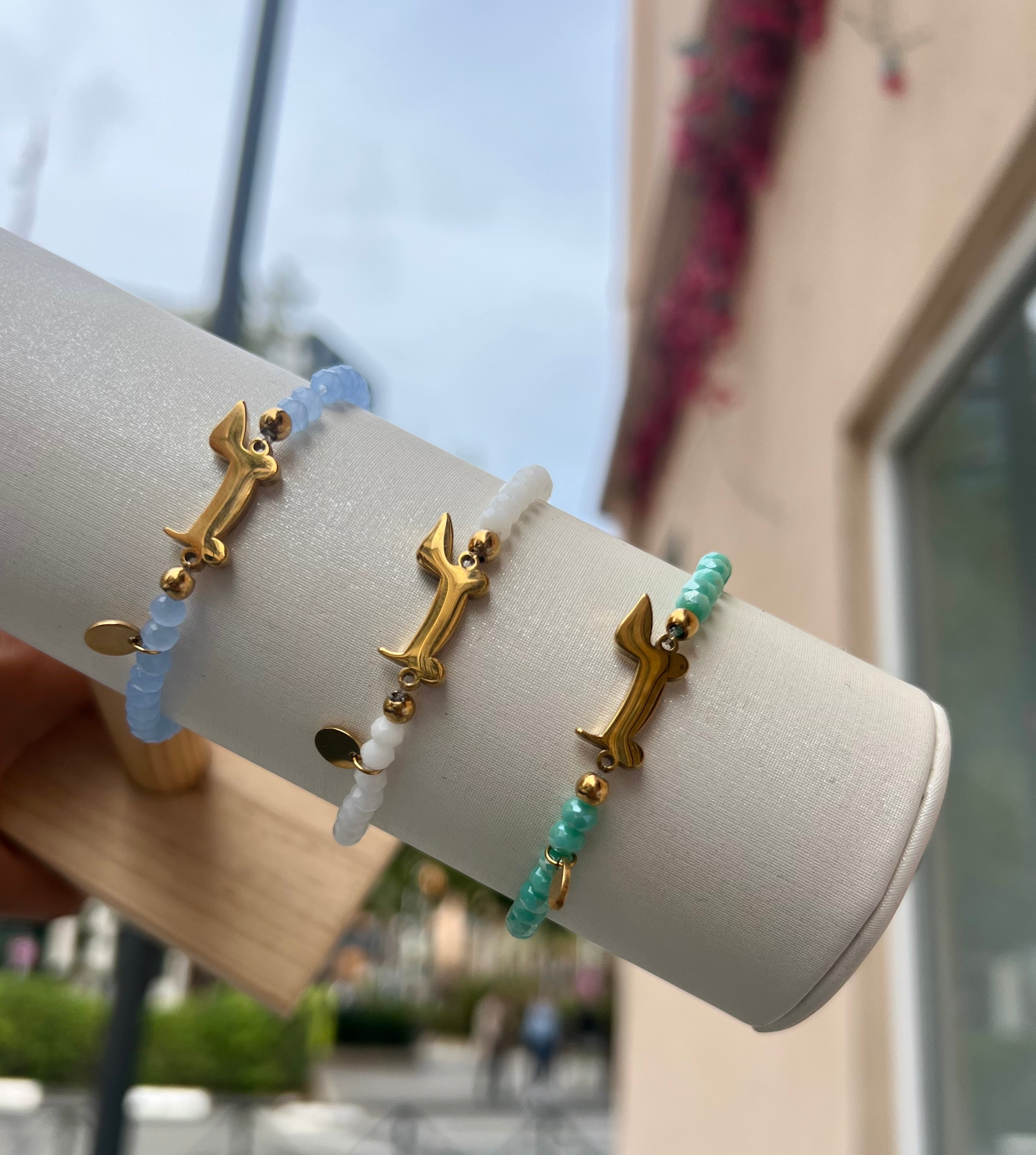 Pulsera perrito salchicha