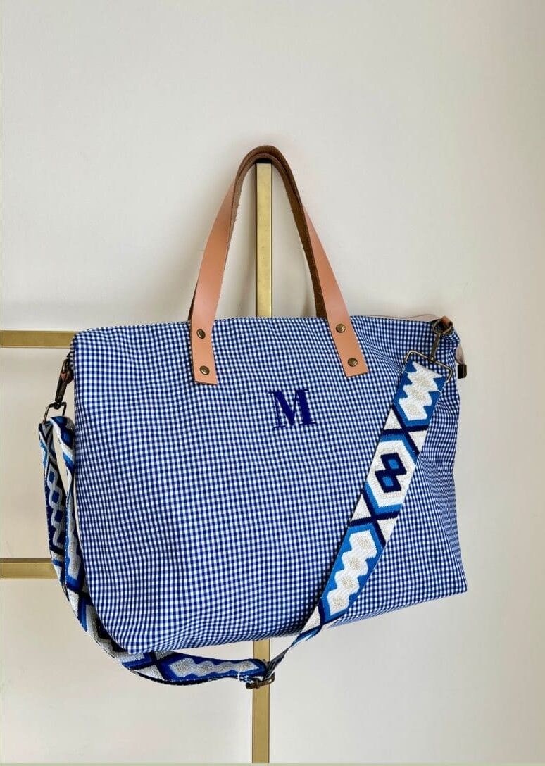 Bolso personalizado vichy