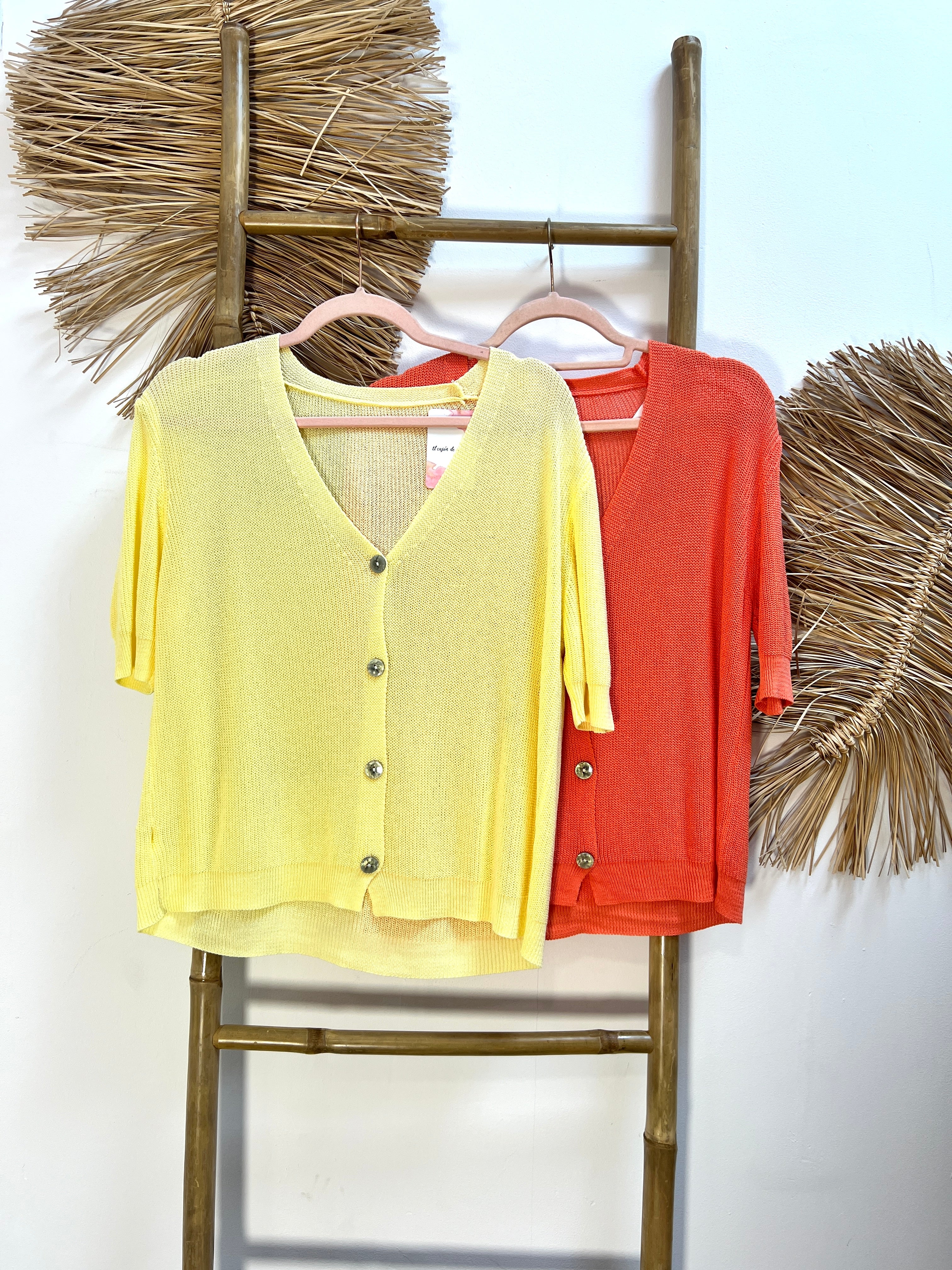 Top punto manga corta