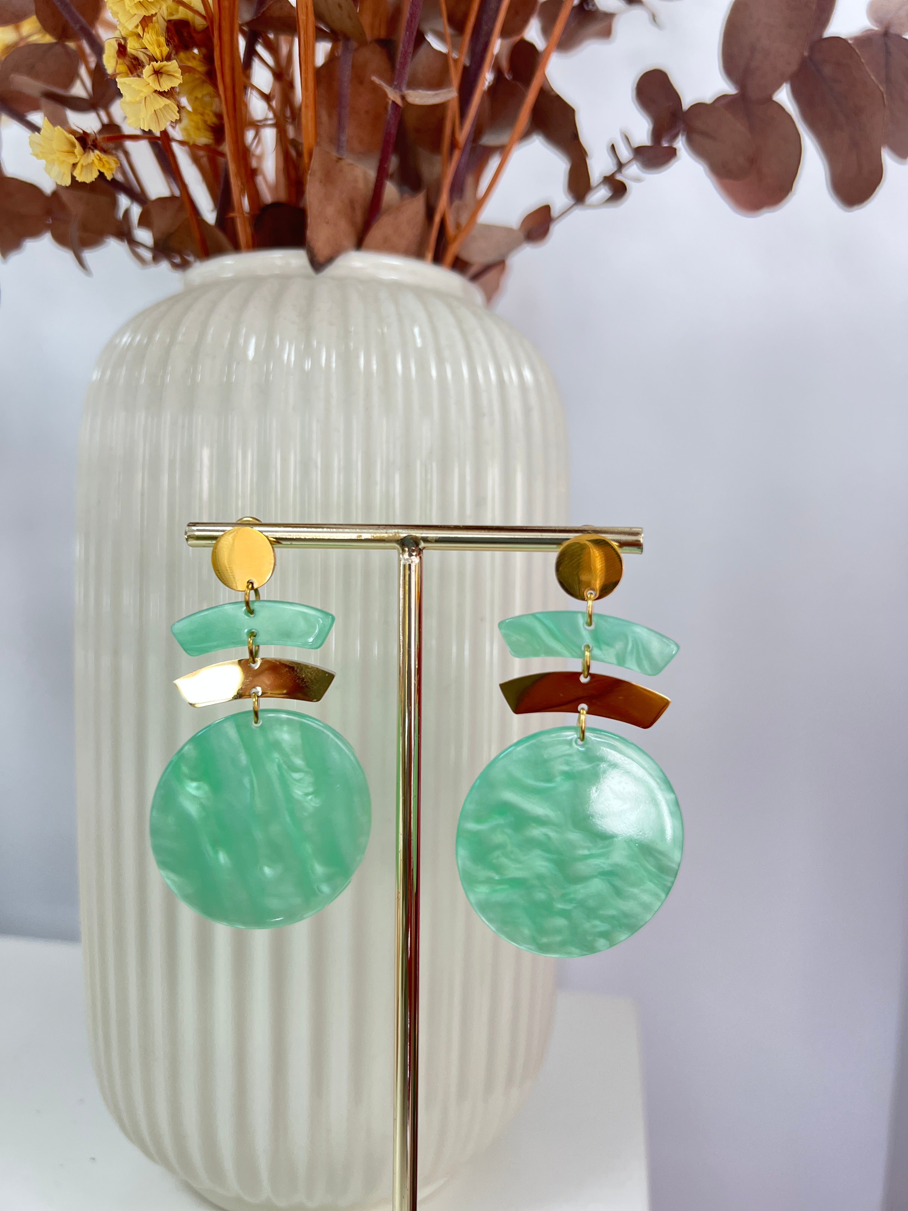 Pendientes Circulo Lena