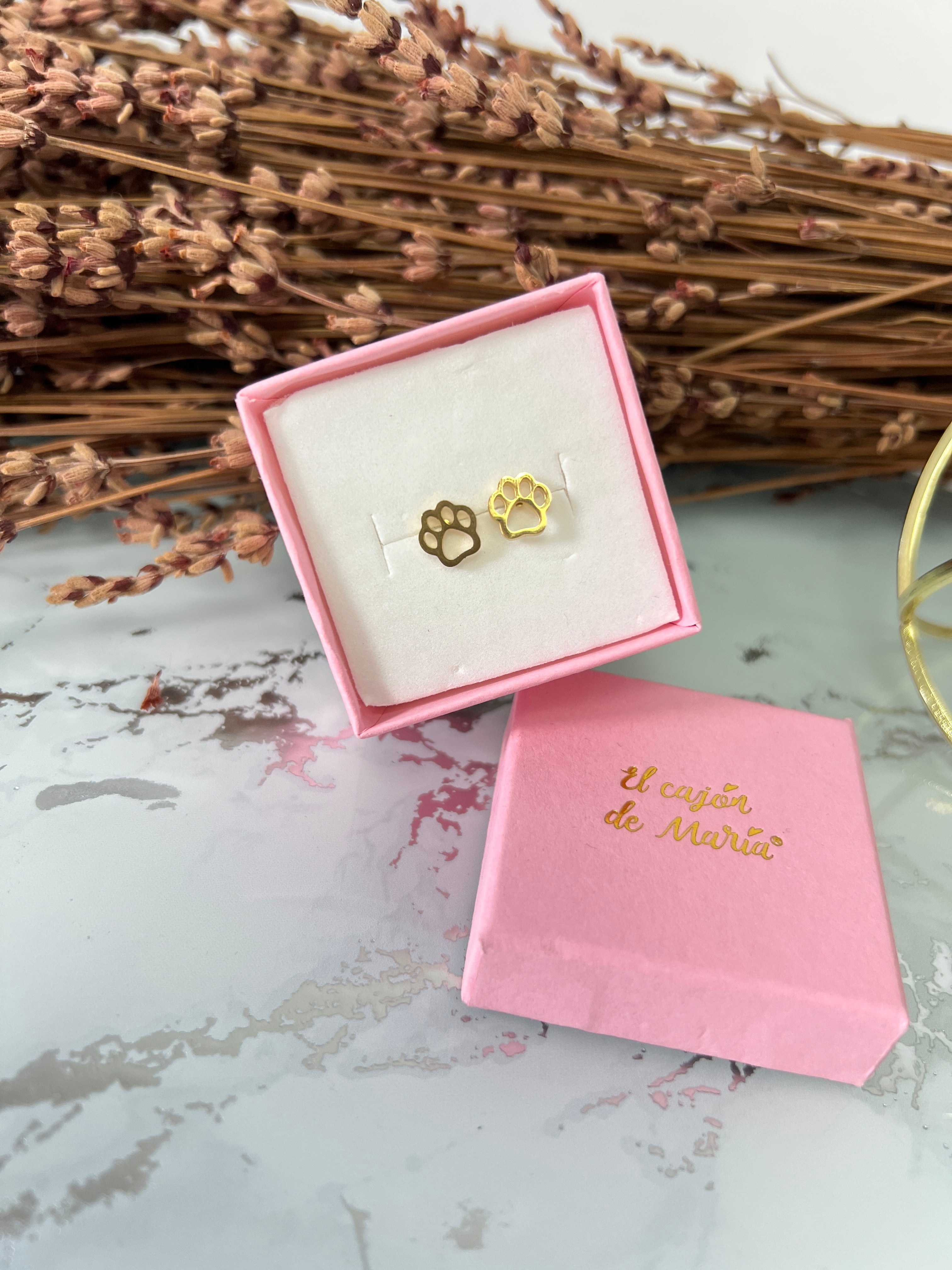 Pendiente mini huella