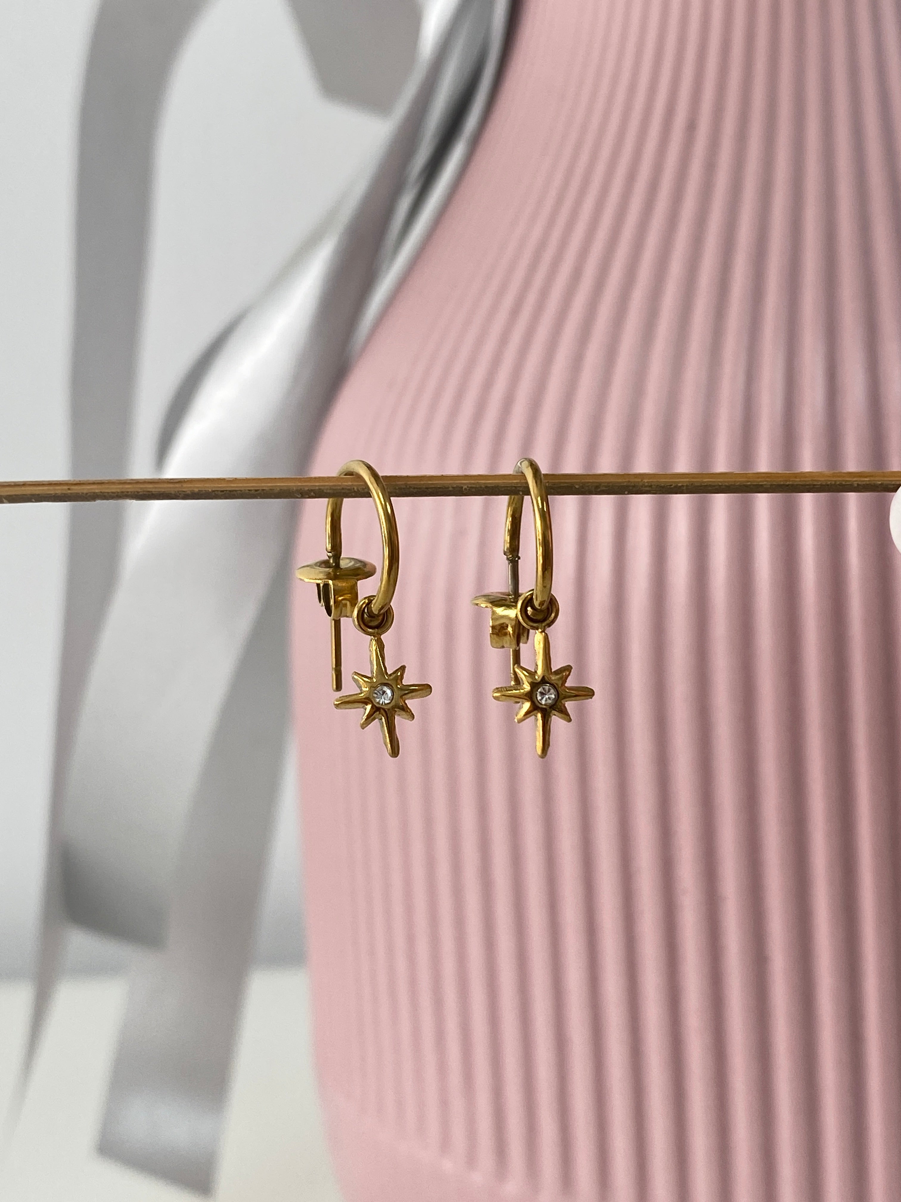 Pendientes Aros Estrella Circoma