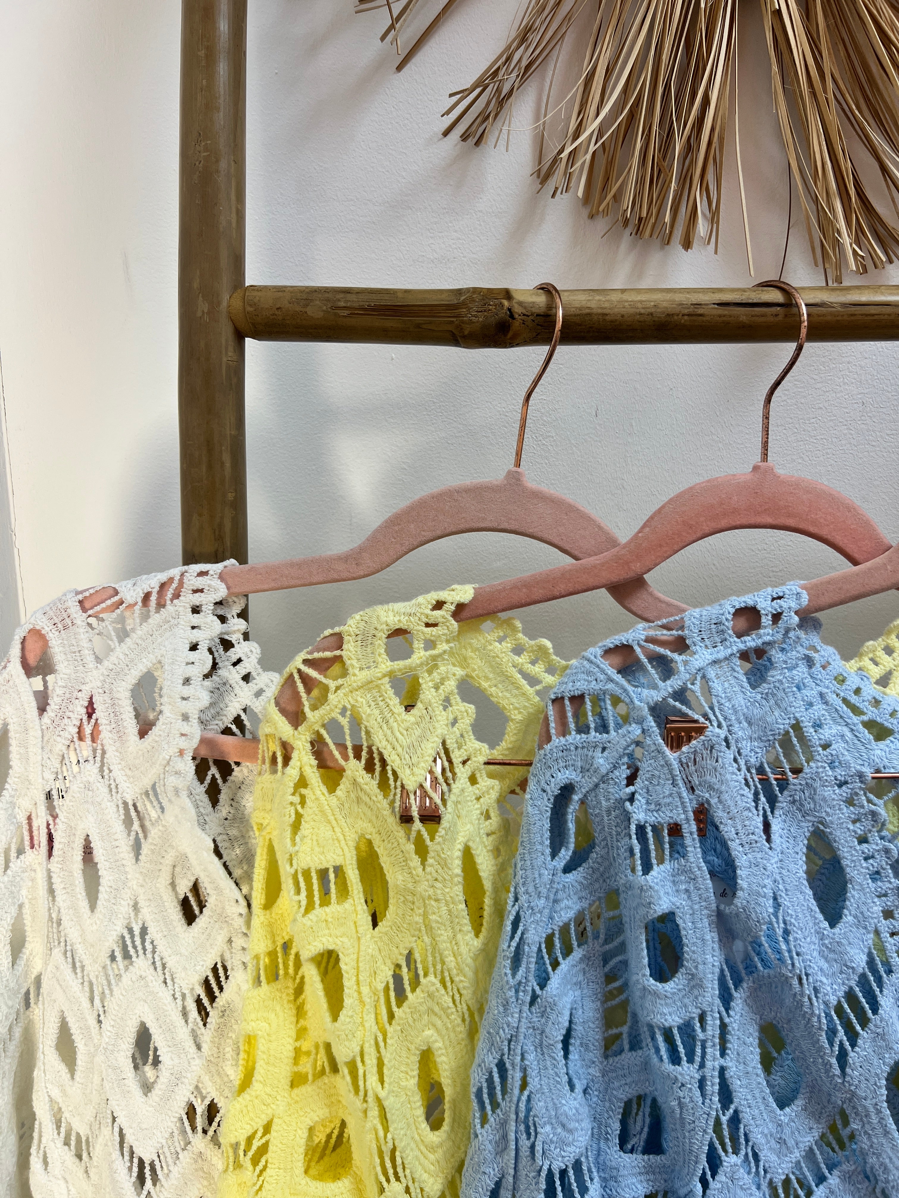 Chaqueta punto abierto