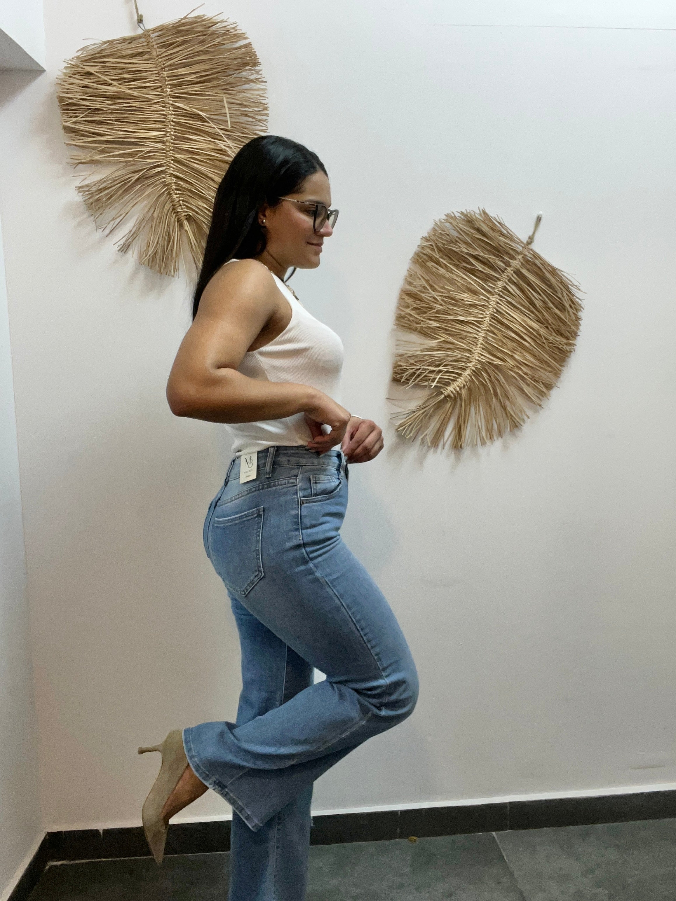 Jeans Wide Leg Miss Bon