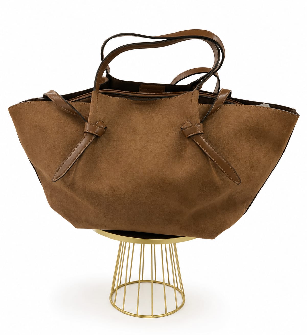 BOLSO MARRON SHOPPER