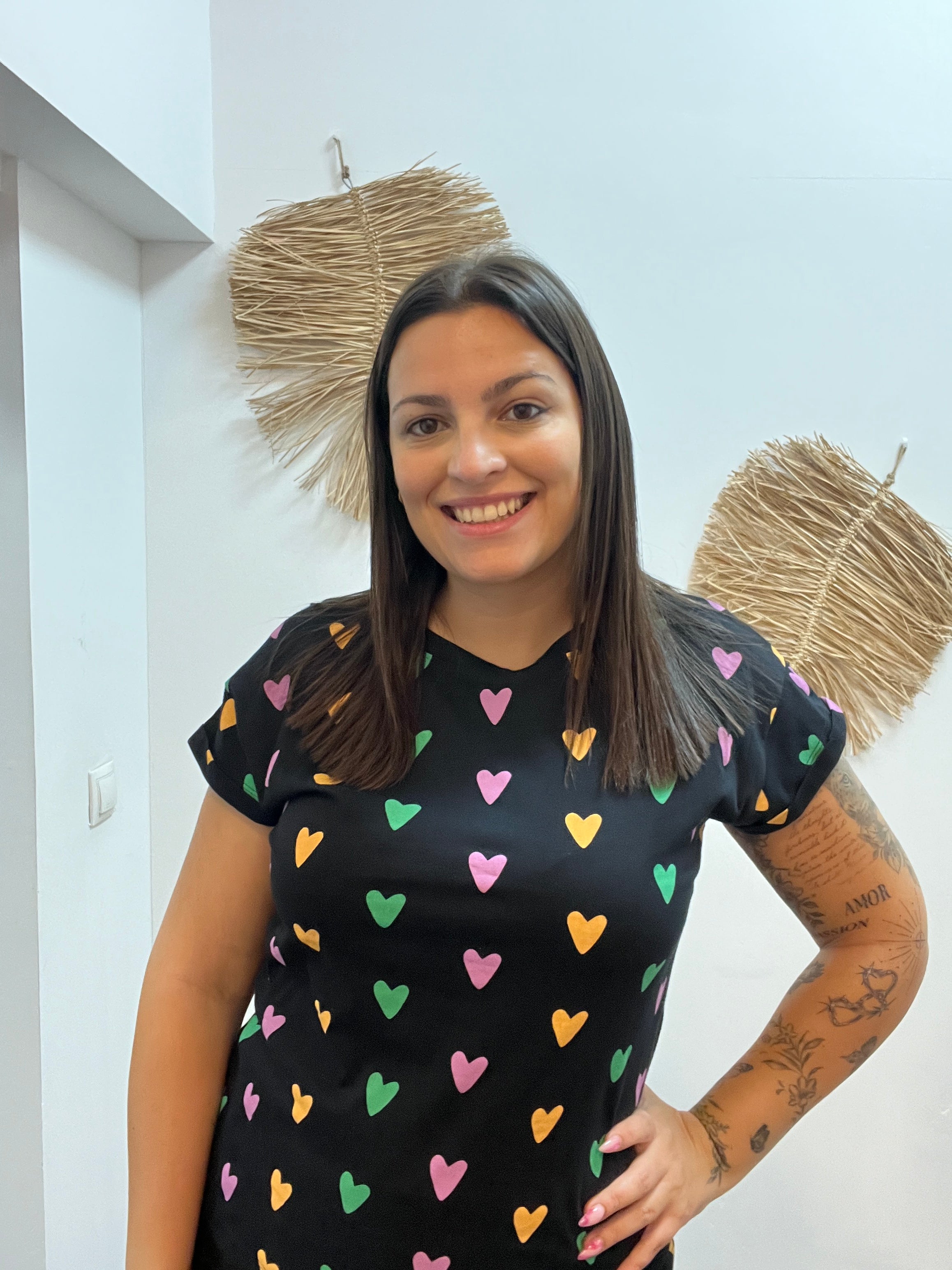 Camiseta 100% algodón con estampado cupido lines CF