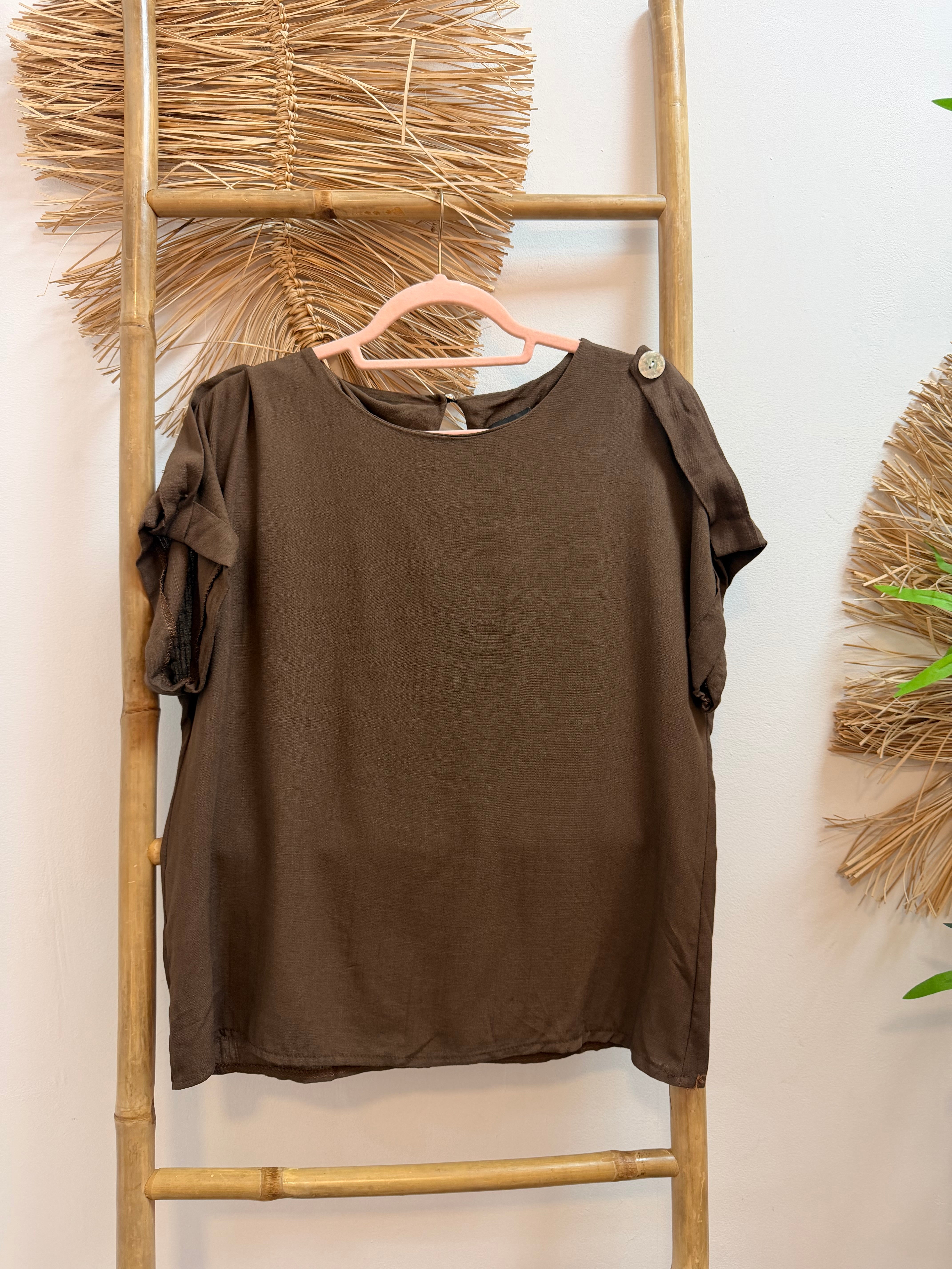 Blusa boton chic