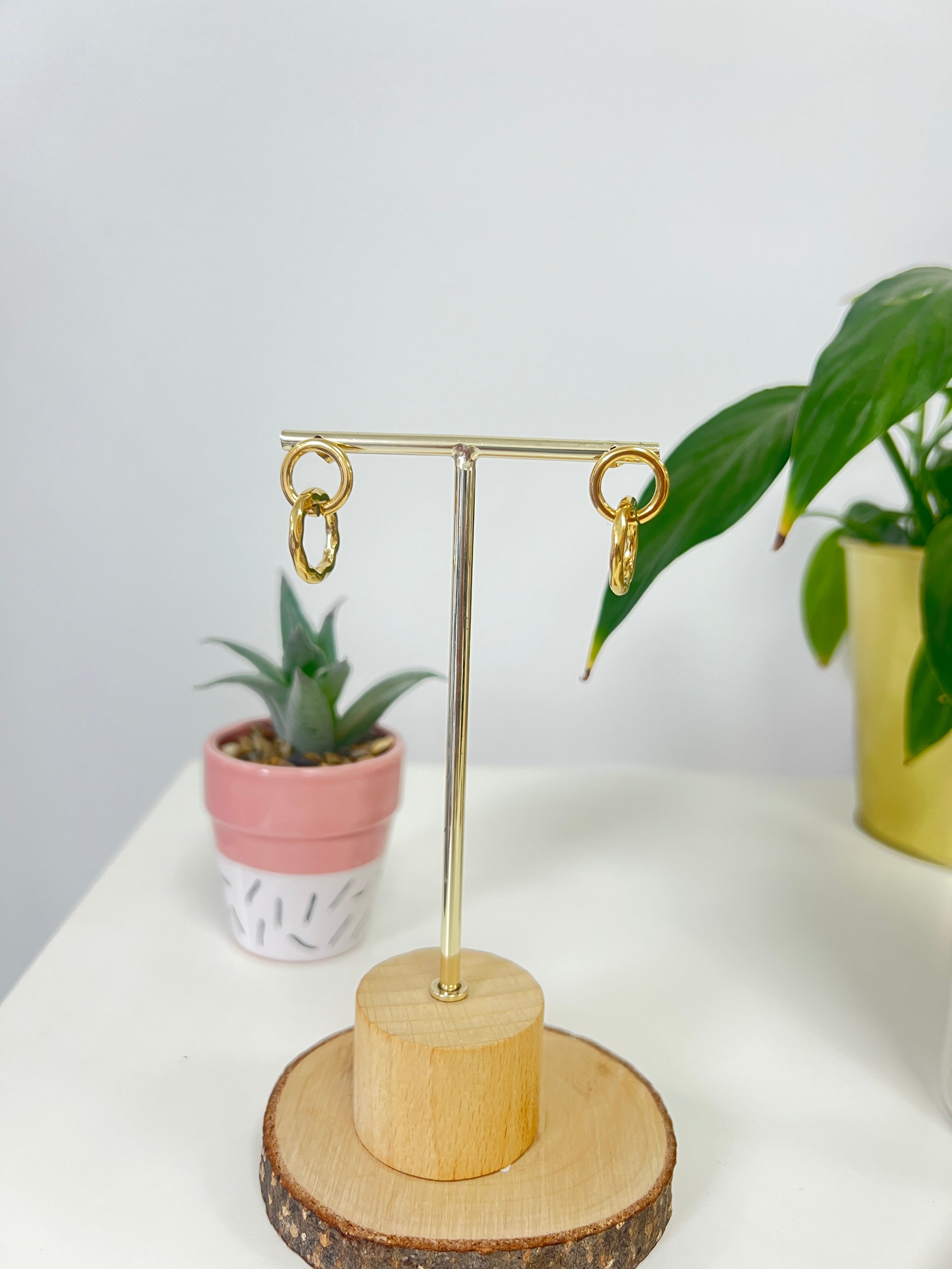 Pendientes Doble Círculo