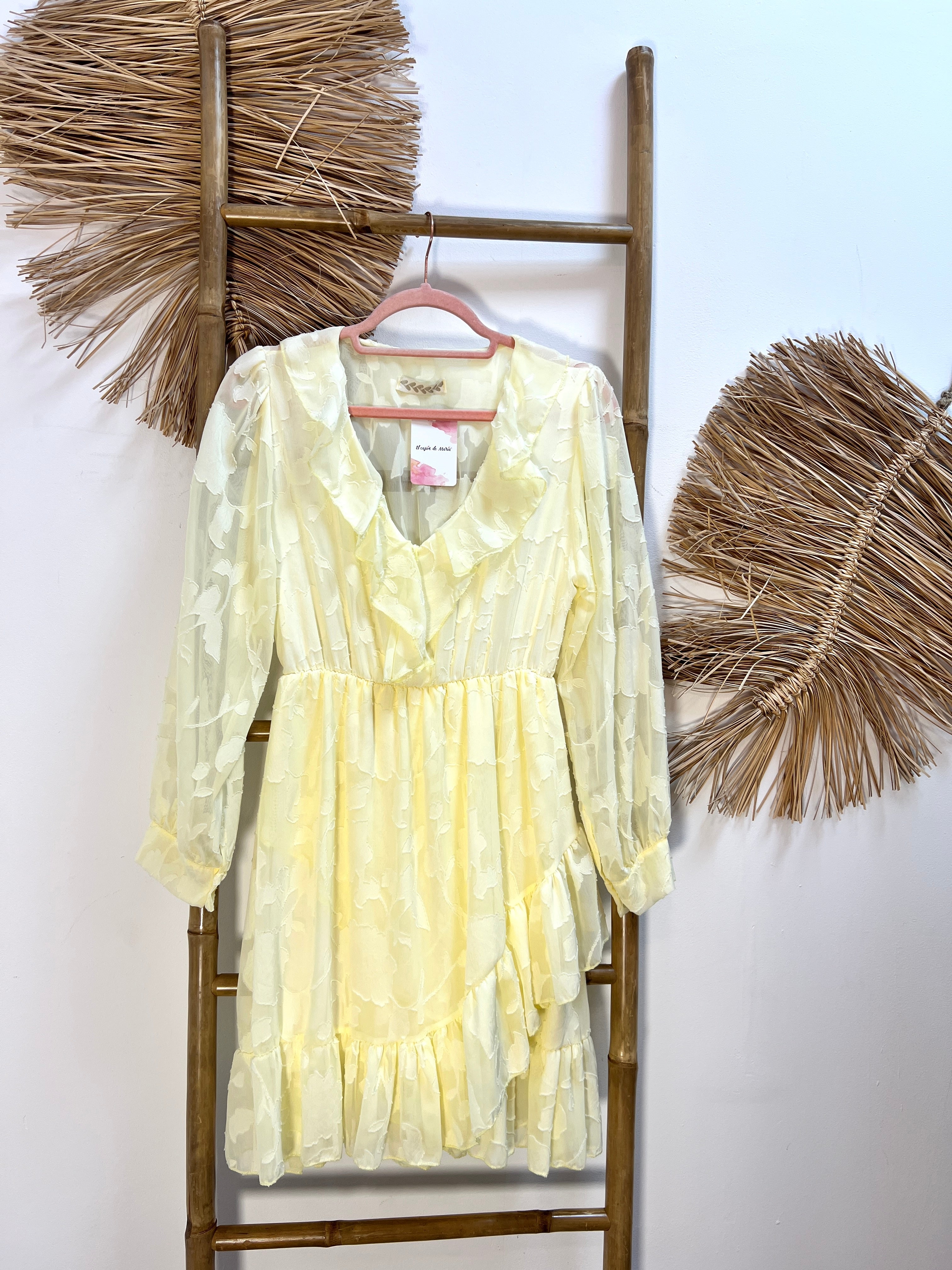 Vestido jardín volante